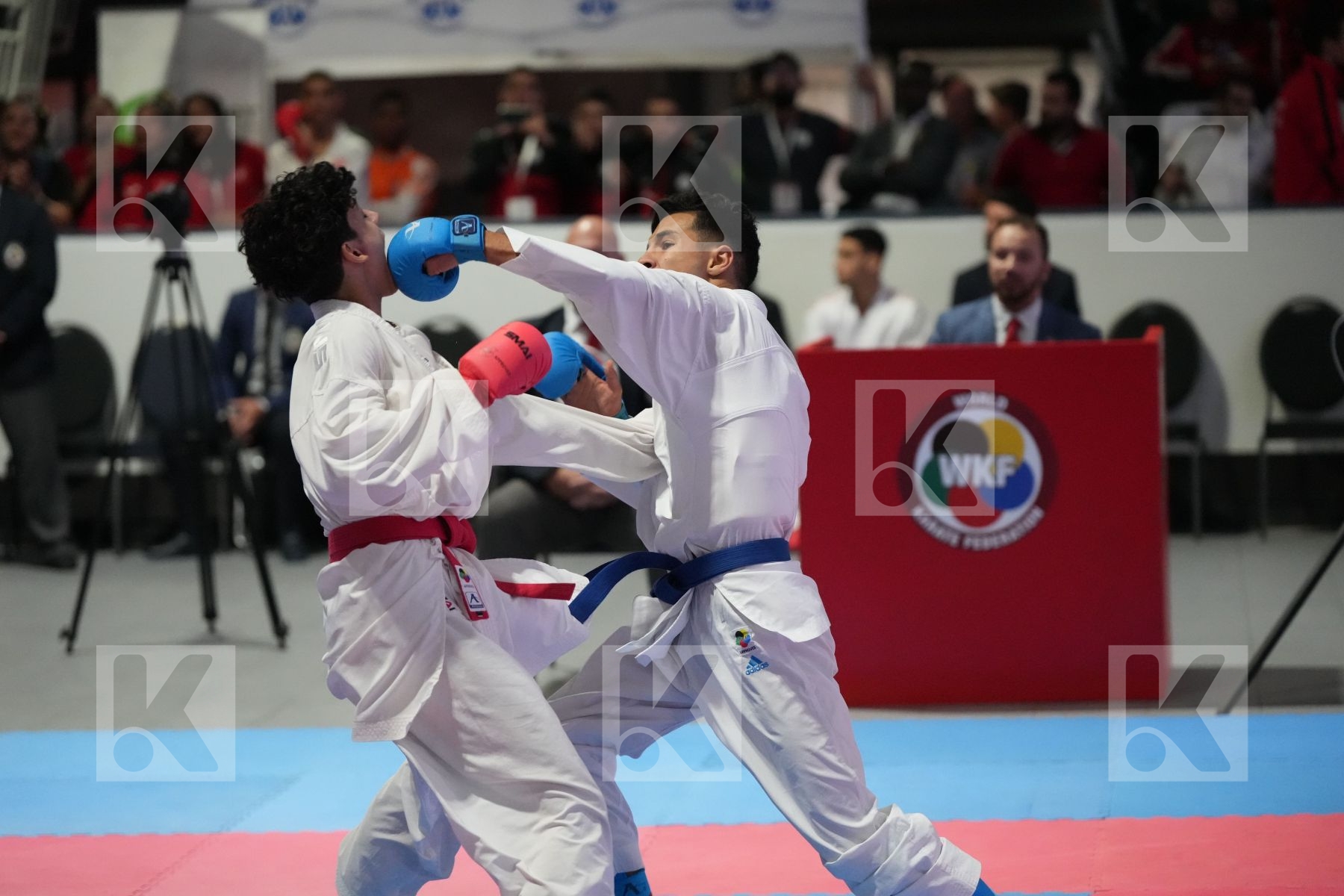 Kumite final bout featuring MOHAMED HANY NASSER & IHEB  FERCHICHI