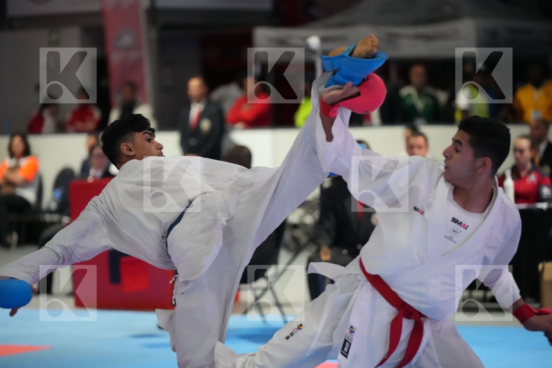 Kumite final bout featuring SANAMA BODO ROSE BRITANY & RAHMA TOLBA