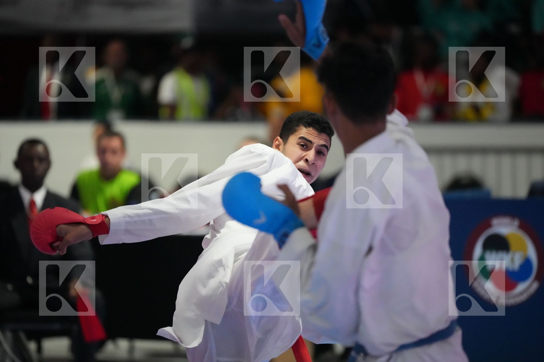 Kumite final bout featuring SANAMA BODO ROSE BRITANY & RAHMA TOLBA