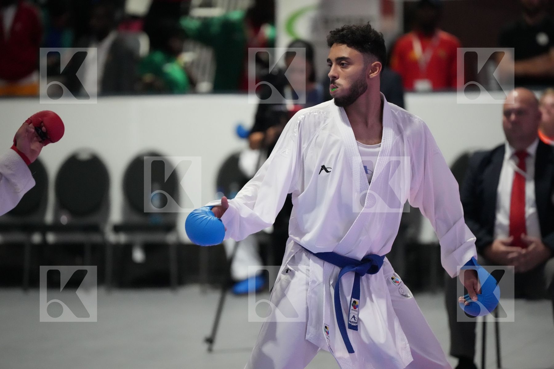 Kumite final bout featuring WADIE SASSIOUI & YOUSSEF FARAG