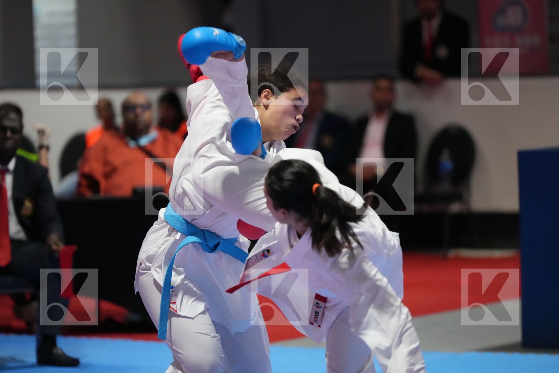 Kumite final bout featuring FARAH SALAMA & MARIEM TALEB