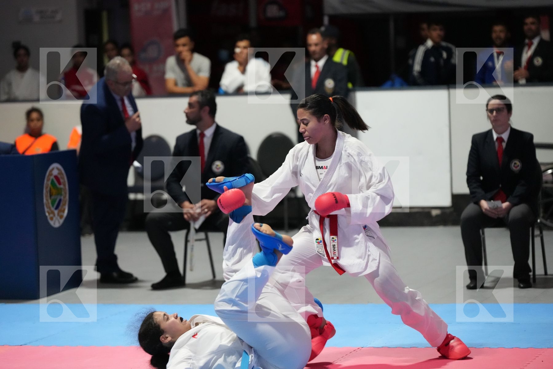 Kumite final bout featuring FARAH SALAMA & MARIEM TALEB