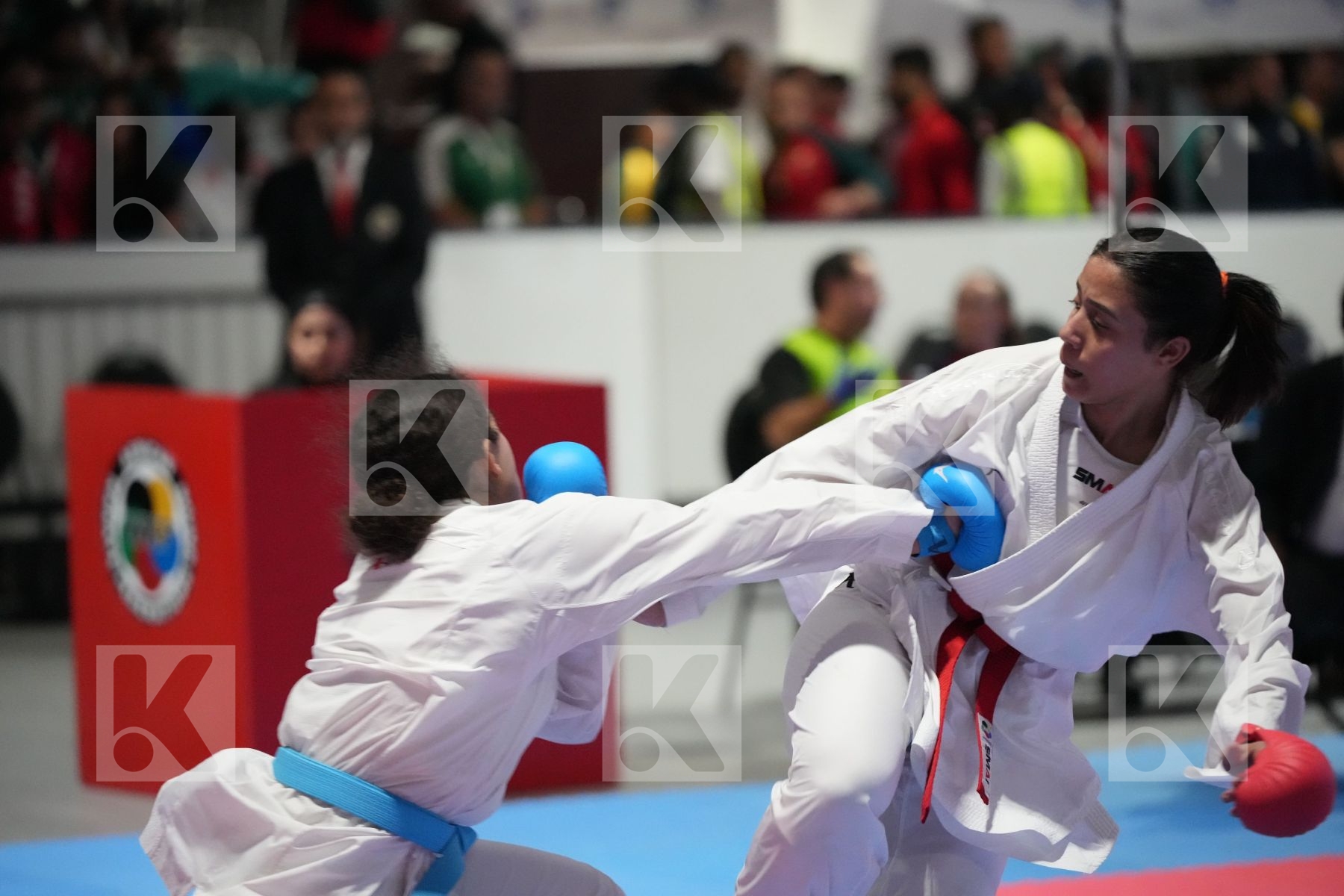 Kumite final bout featuring FARAH SALAMA & MARIEM TALEB
