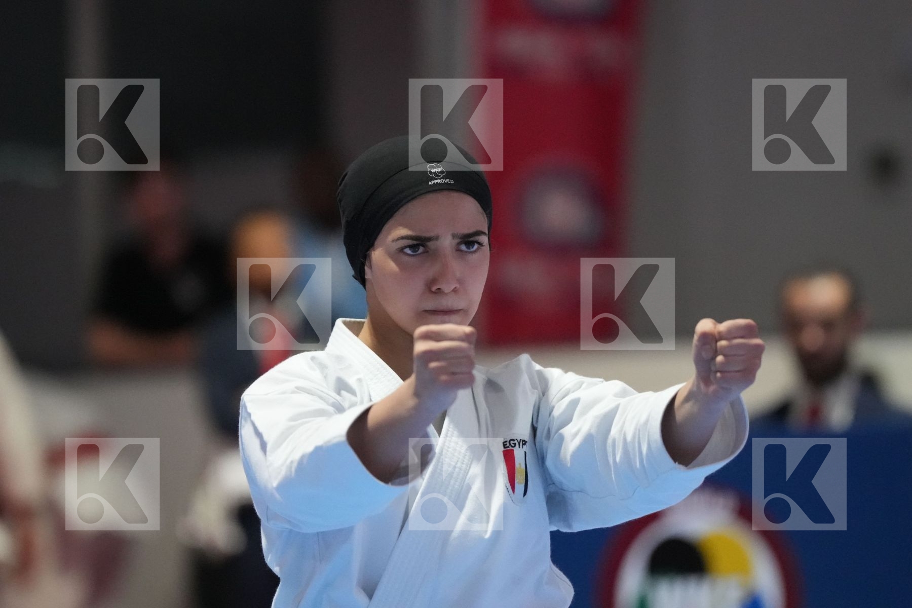 Kata bronze bout featuring JANA KHAMIS