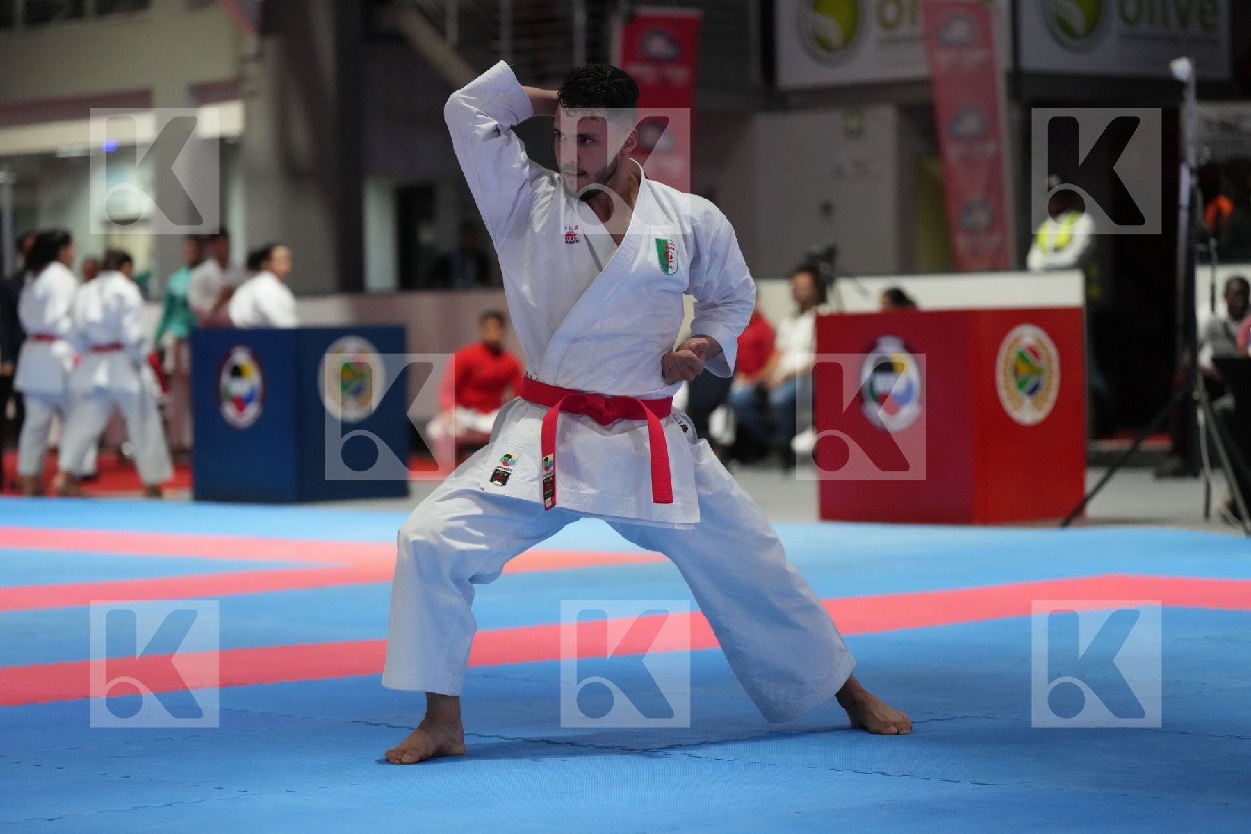 Kata bronze bout featuring SABER BENMEKHLOUF