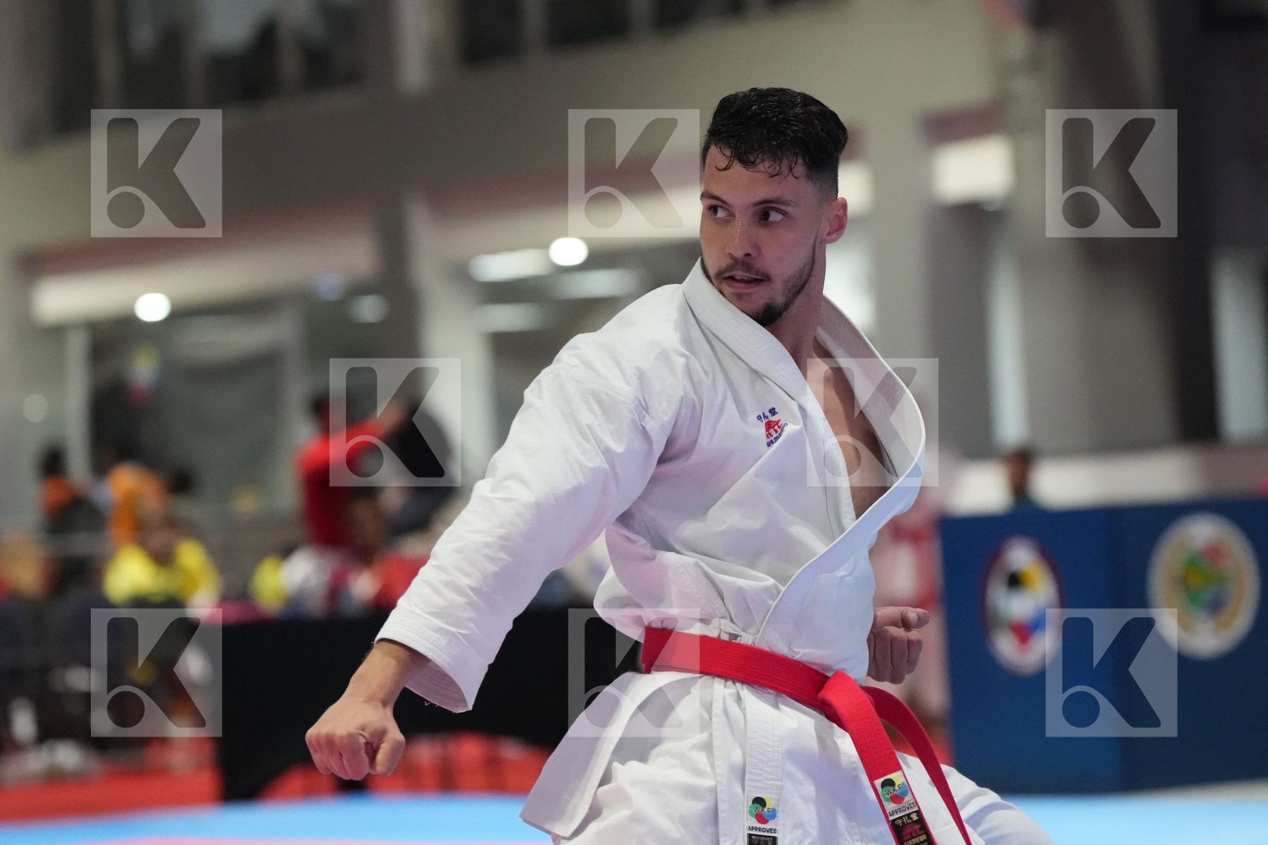 Kata bronze bout featuring SABER BENMEKHLOUF