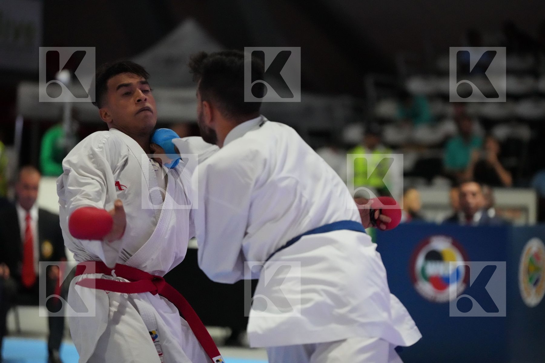 Kumite final bout featuring ANASS ALAMI & AHMED AIMAN LOTFY