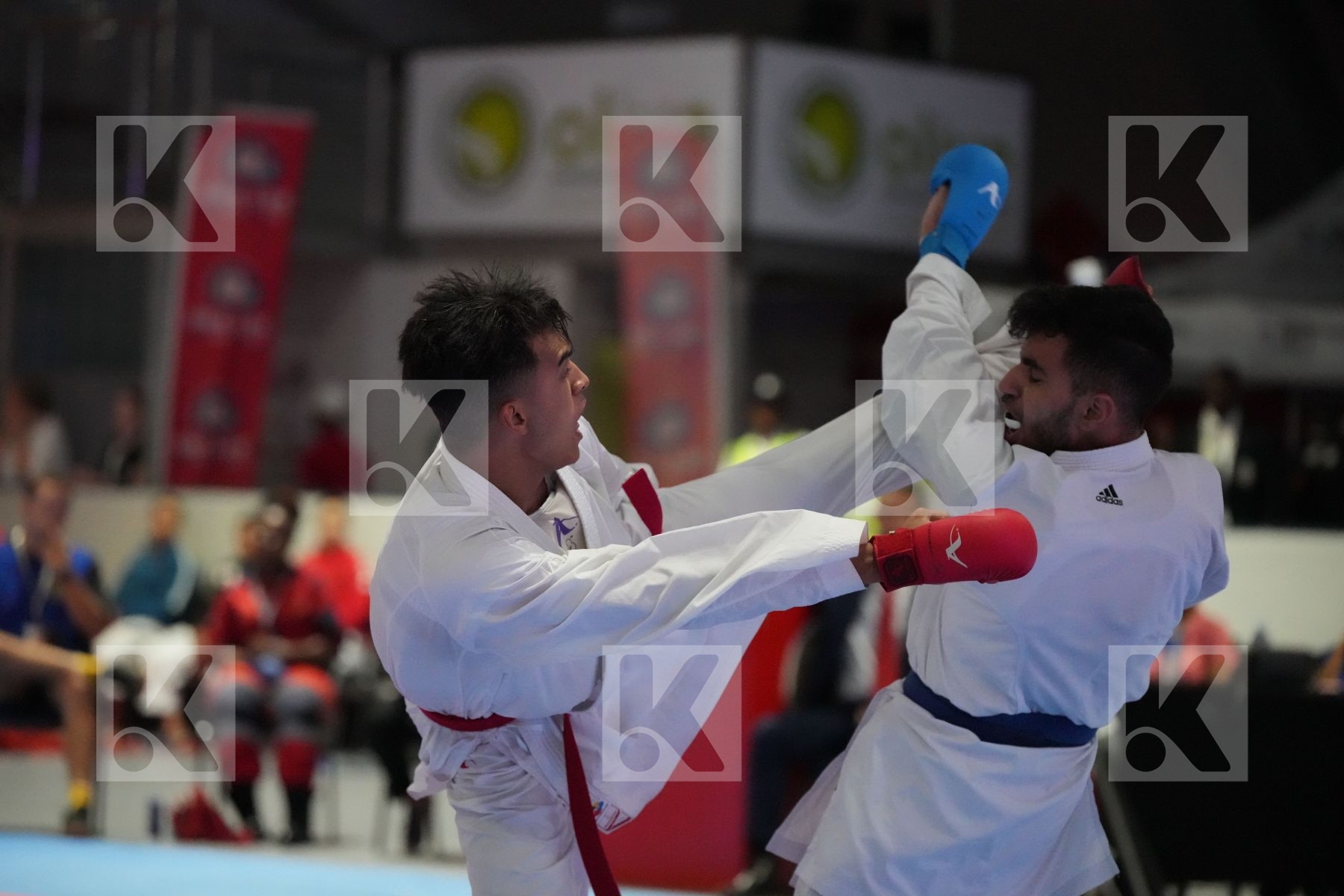Kumite final bout featuring ANASS ALAMI & AHMED AIMAN LOTFY