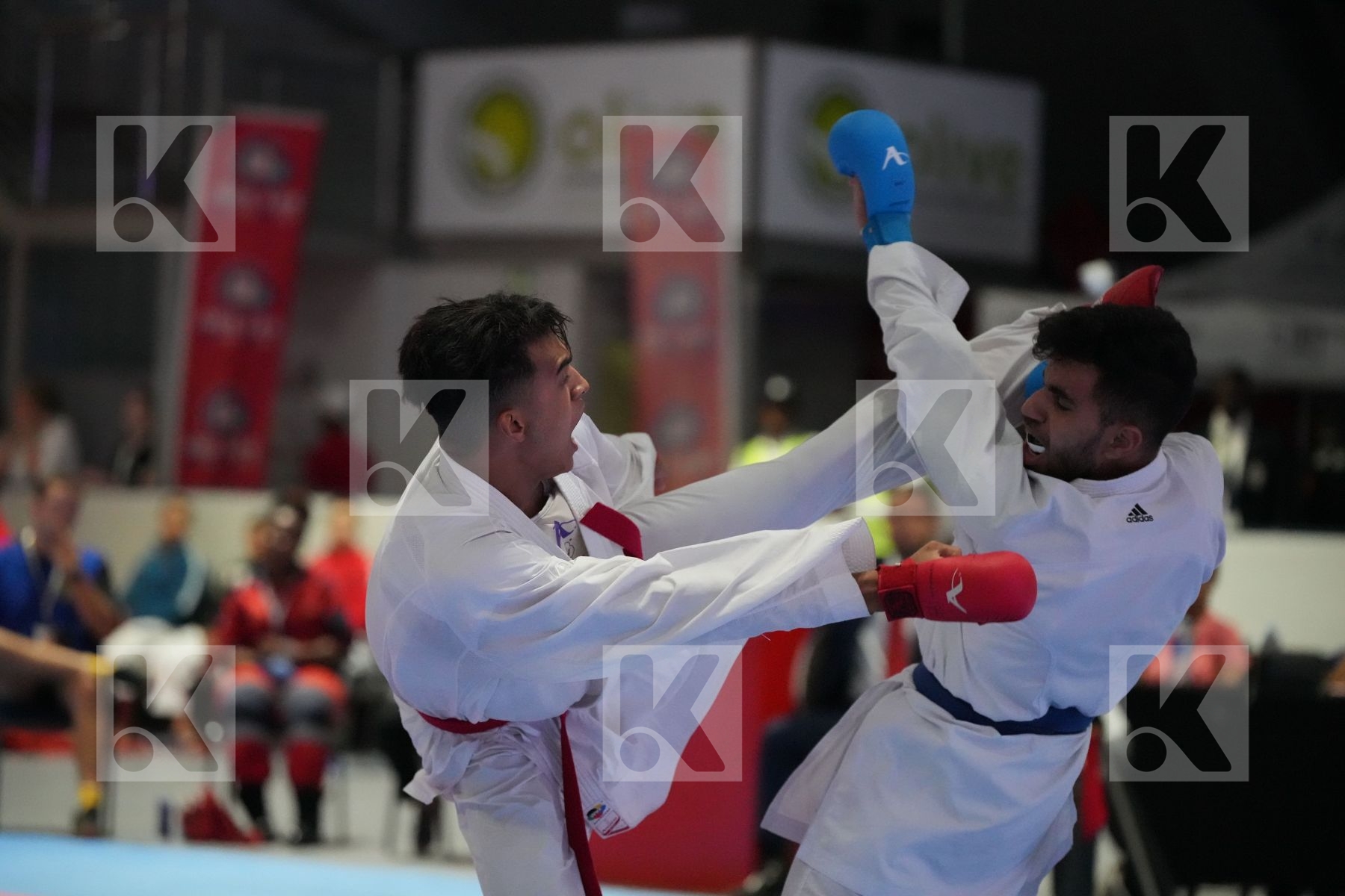 Kumite final bout featuring ANASS ALAMI & AHMED AIMAN LOTFY