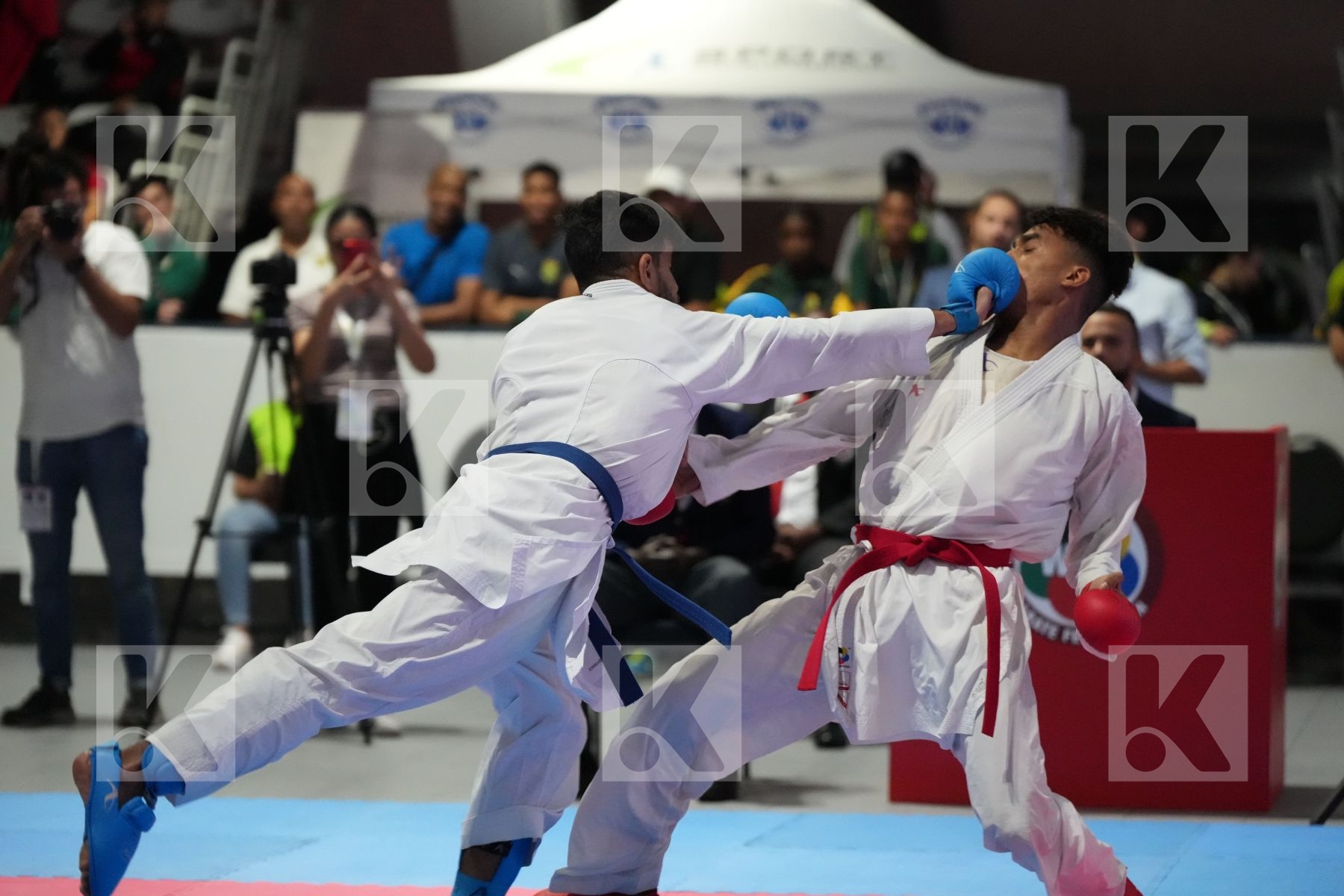 Kumite final bout featuring ANASS ALAMI & AHMED AIMAN LOTFY