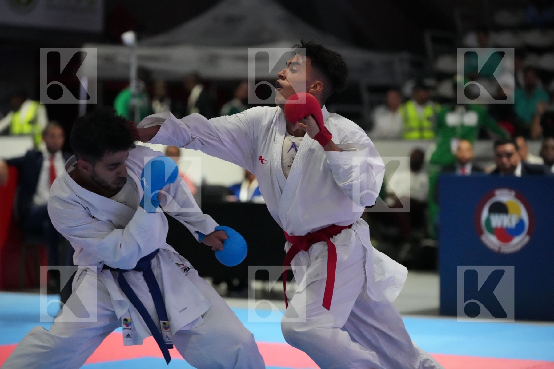 Kumite final bout featuring ANASS ALAMI & AHMED AIMAN LOTFY