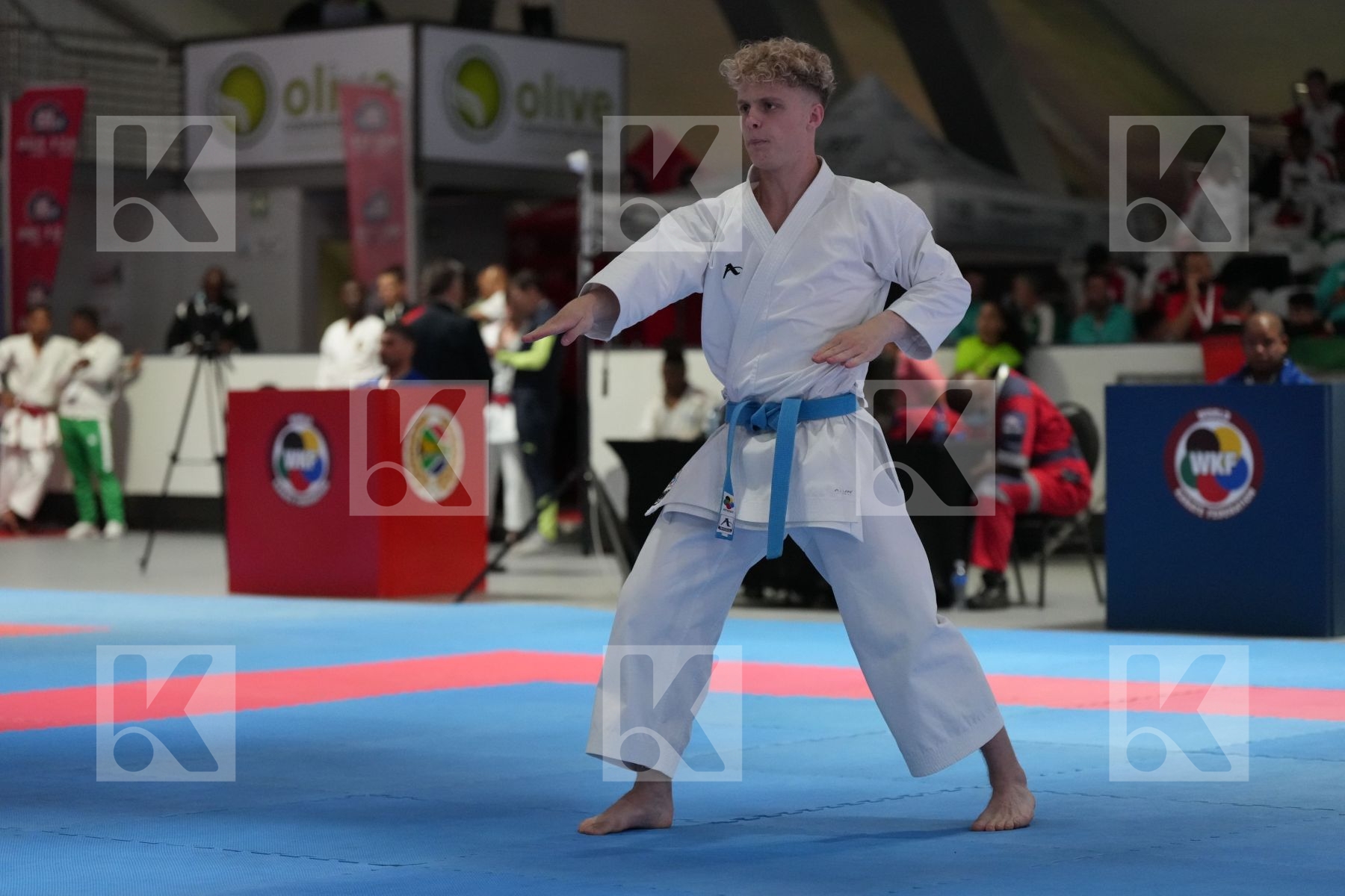 Kata bronze bout featuring JUSTIN SCHOLTZ