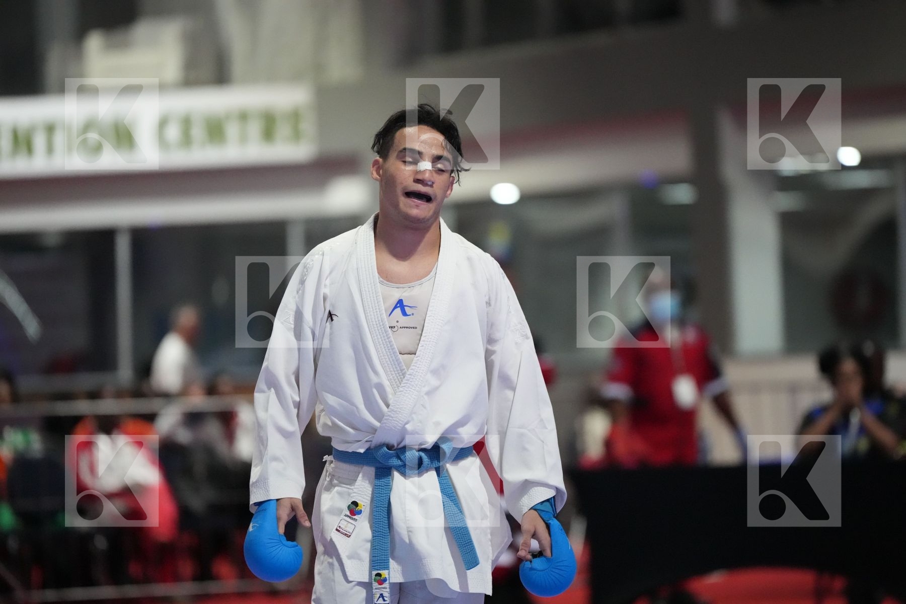 Kumite final bout featuring GOFAONE MOSUPIEMANG & SAID OUBAYA