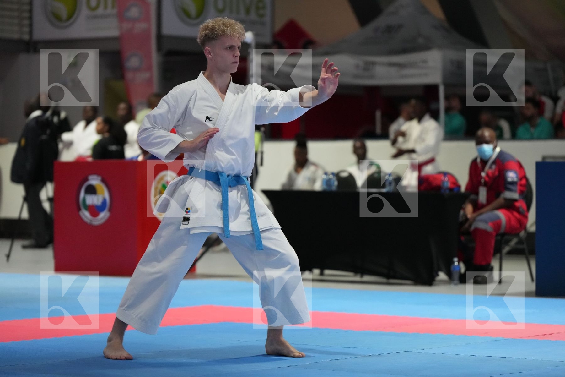 Kata bronze bout featuring JUSTIN SCHOLTZ