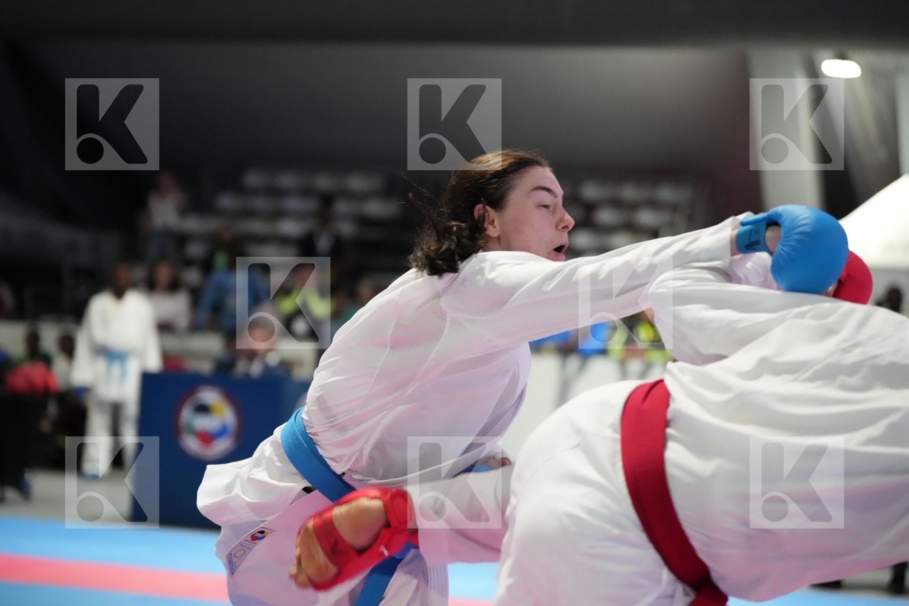Kumite final bout featuring FERYAL ABDELAZIZ & DANIELLE VAN WYK