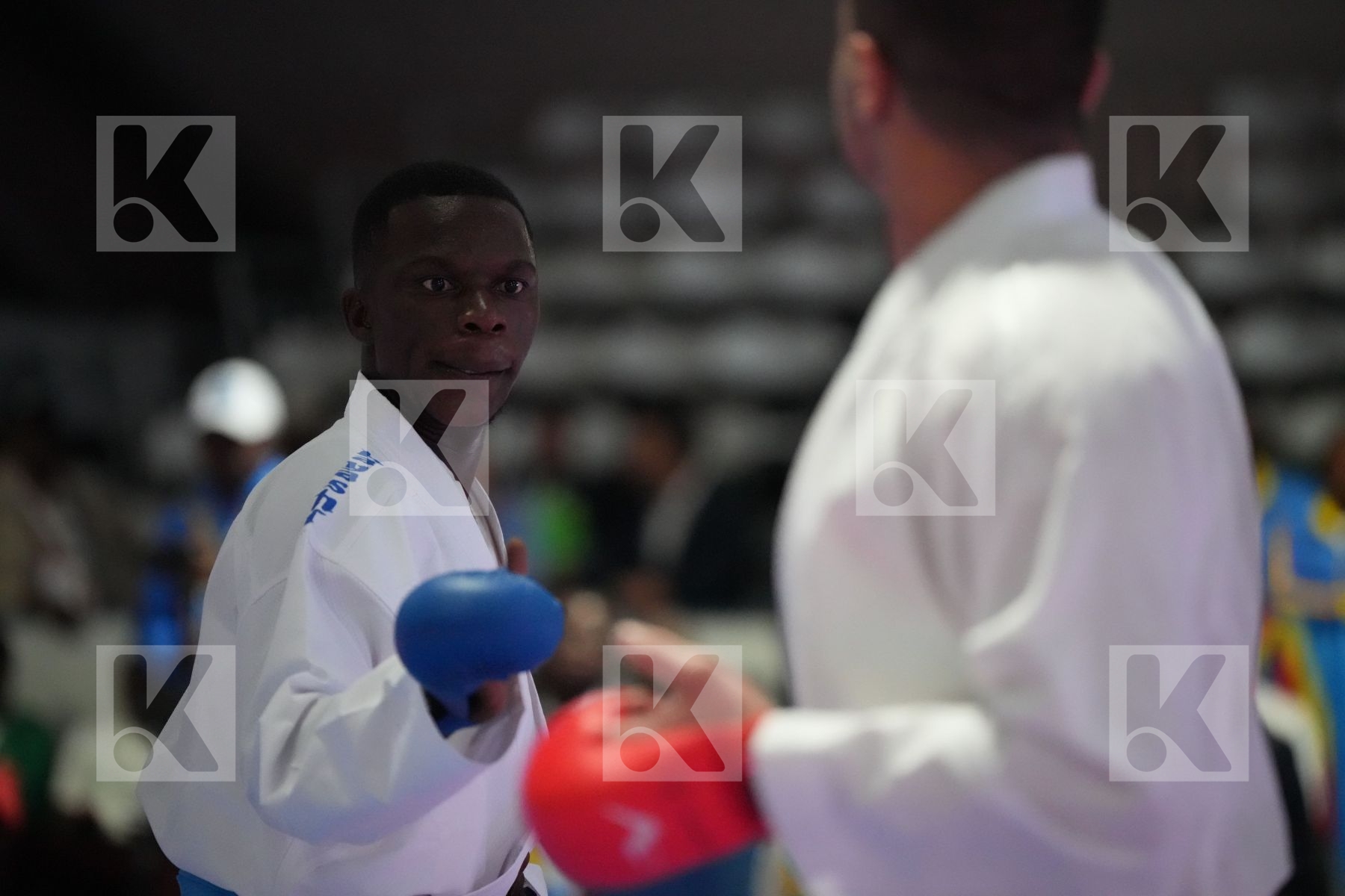 Kumite final bout featuring YOUSSEF BADAWY & TSHIPATA KALALA