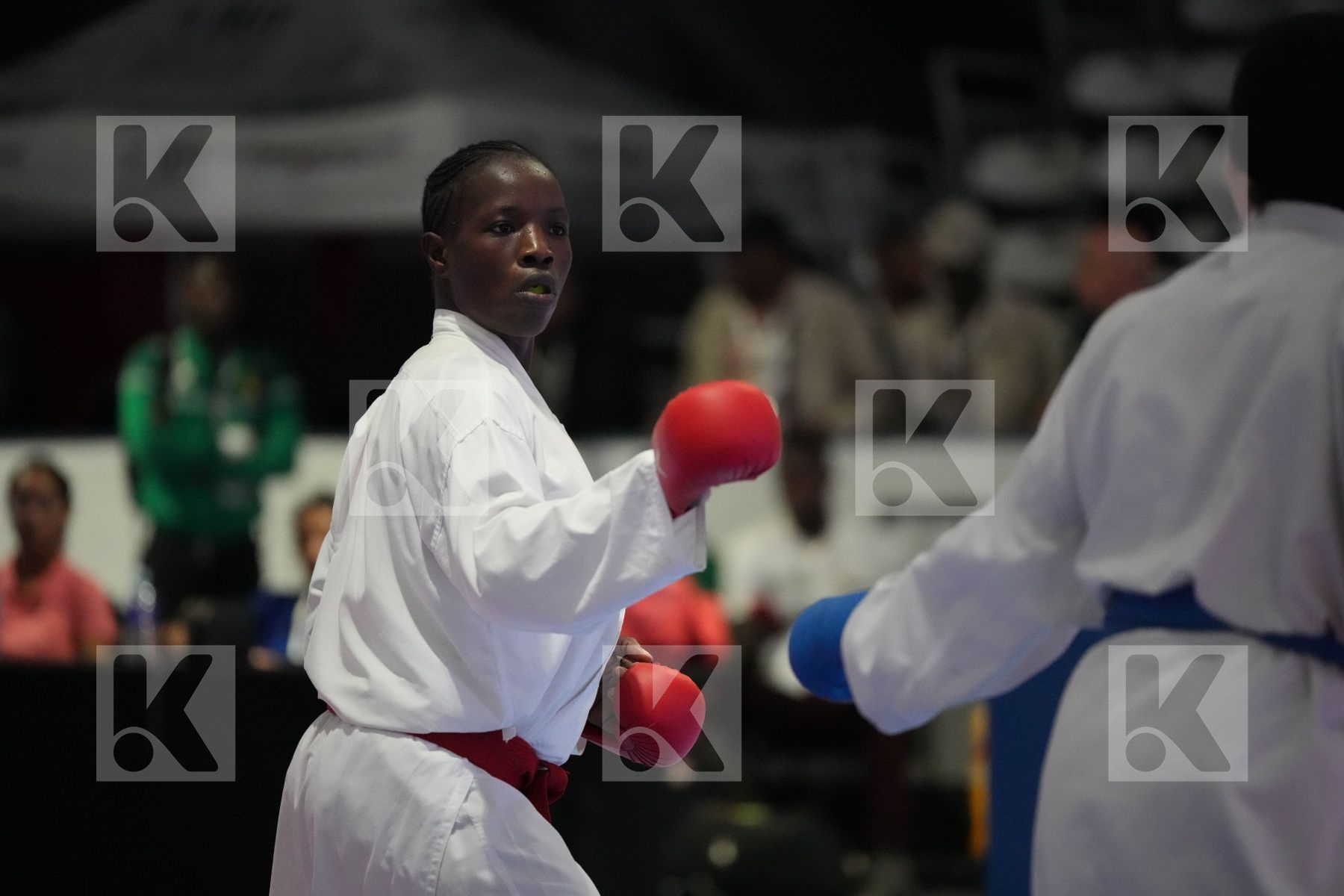 Kumite final bout featuring NDEYE CODOU CISSE & MENNA SHAABAN OKILA