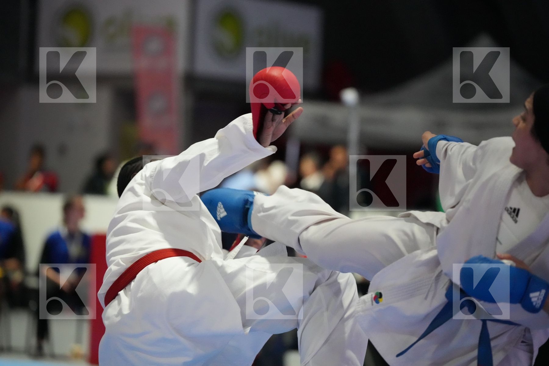 Kumite final bout featuring NDEYE CODOU CISSE & MENNA SHAABAN OKILA
