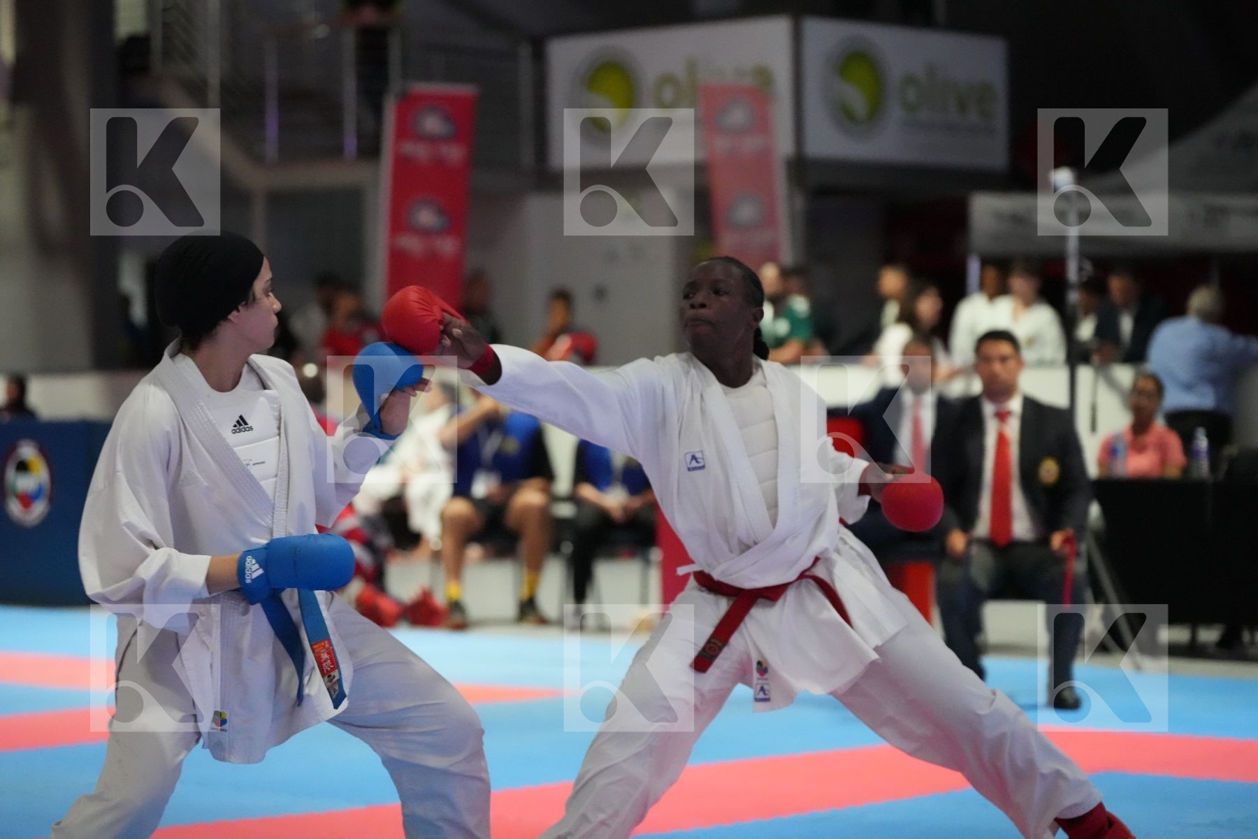 Kumite final bout featuring NDEYE CODOU CISSE & MENNA SHAABAN OKILA