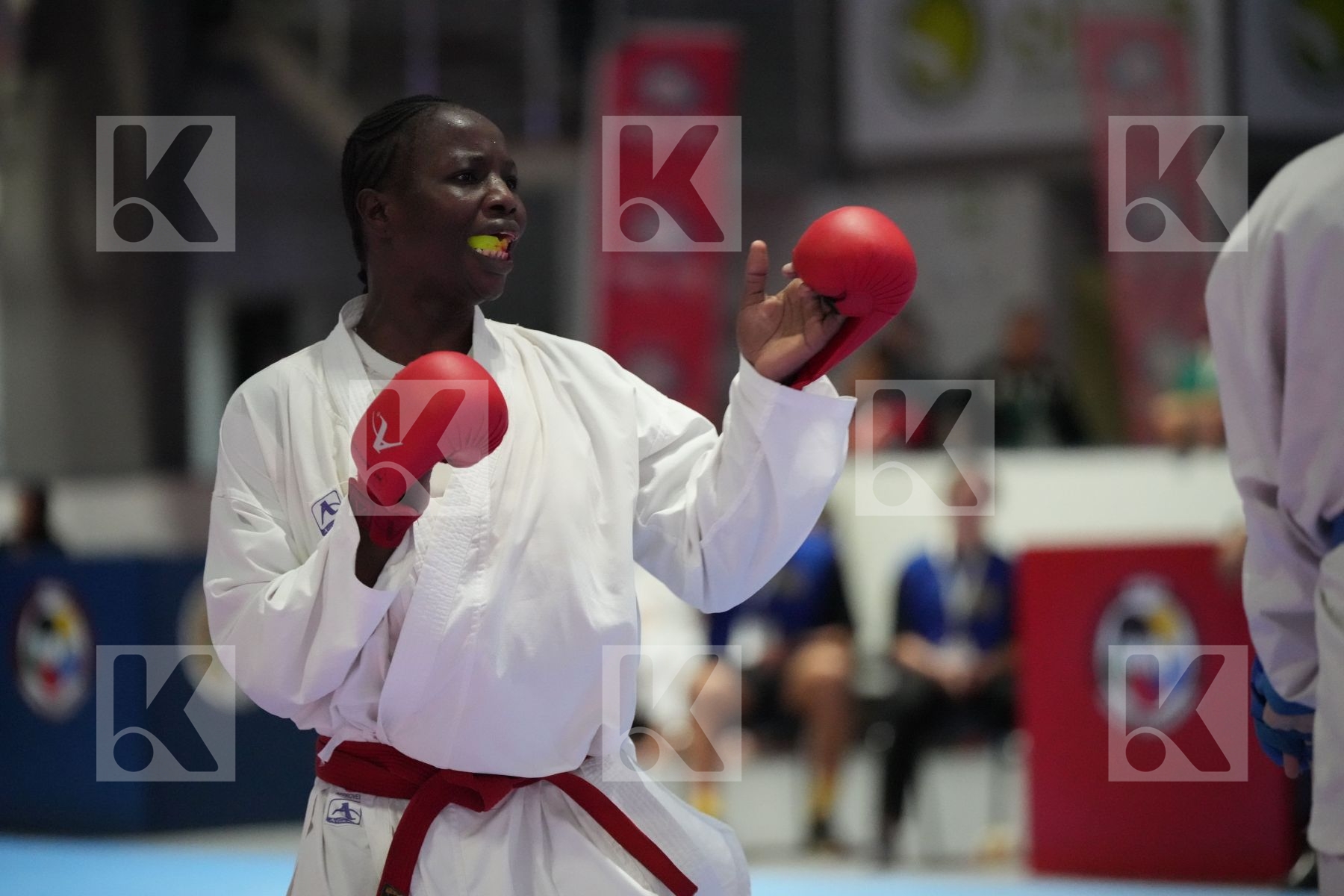 Kumite final bout featuring NDEYE CODOU CISSE & MENNA SHAABAN OKILA