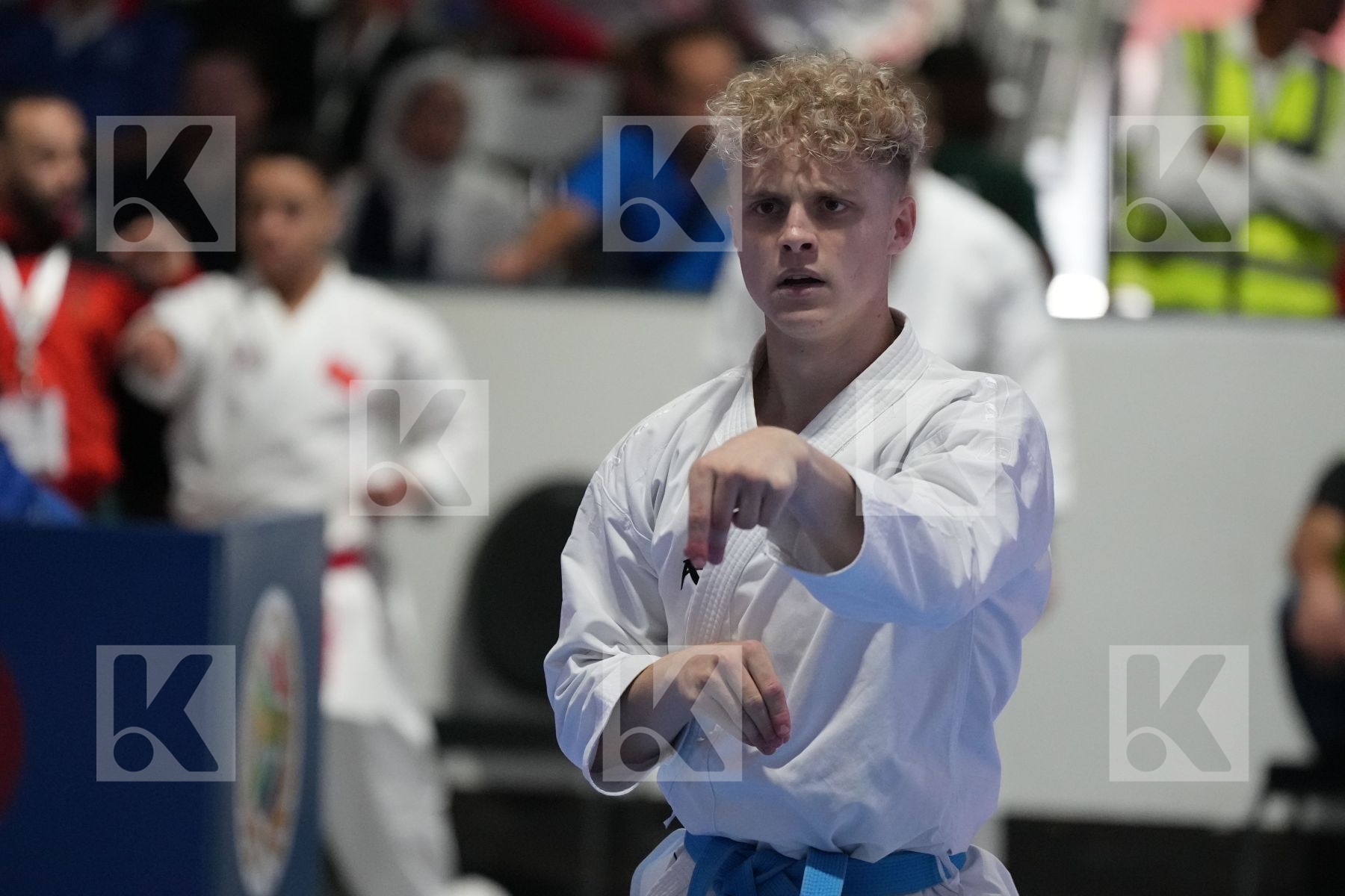 Kata bronze bout featuring JUSTIN SCHOLTZ