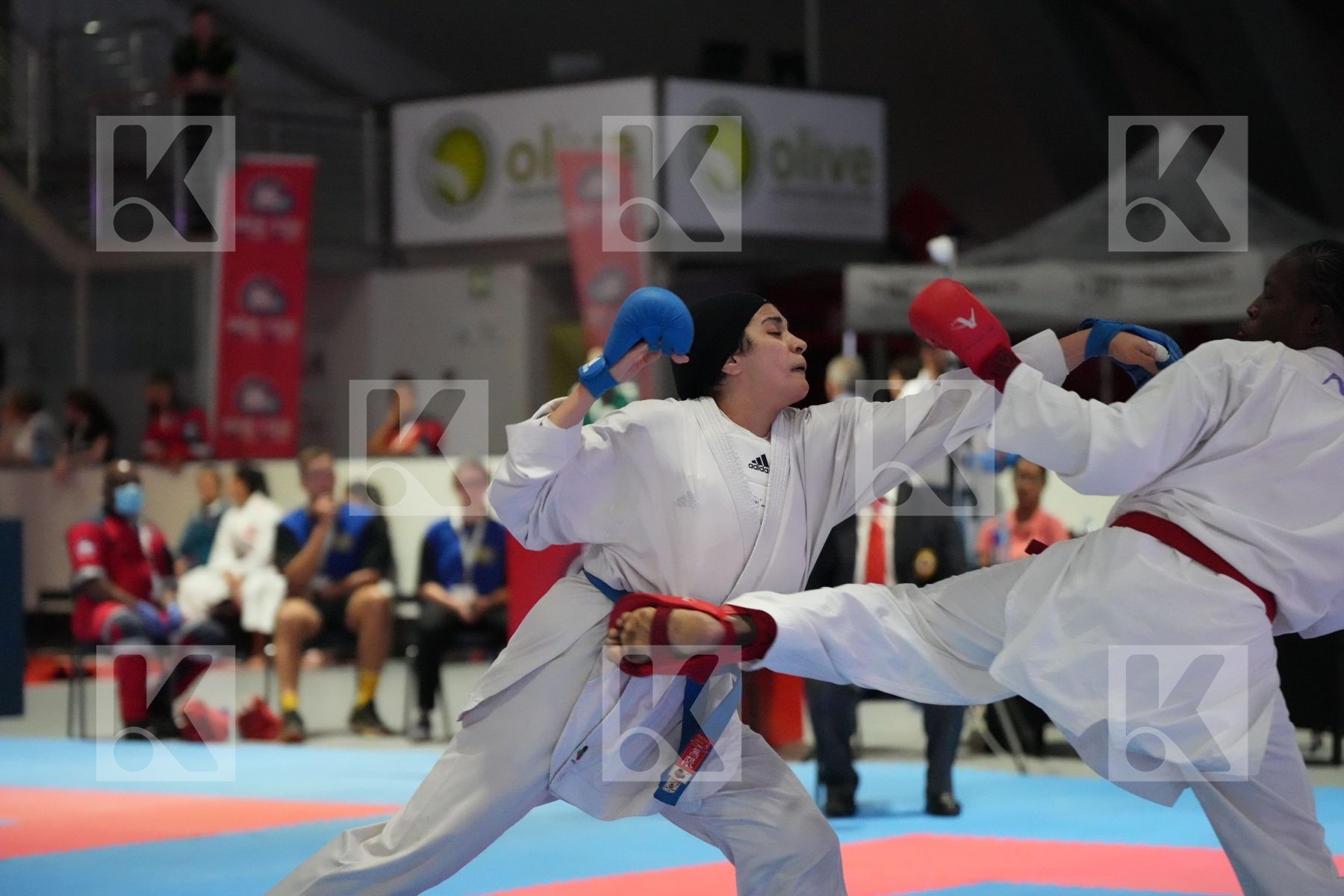 Kumite final bout featuring NDEYE CODOU CISSE & MENNA SHAABAN OKILA