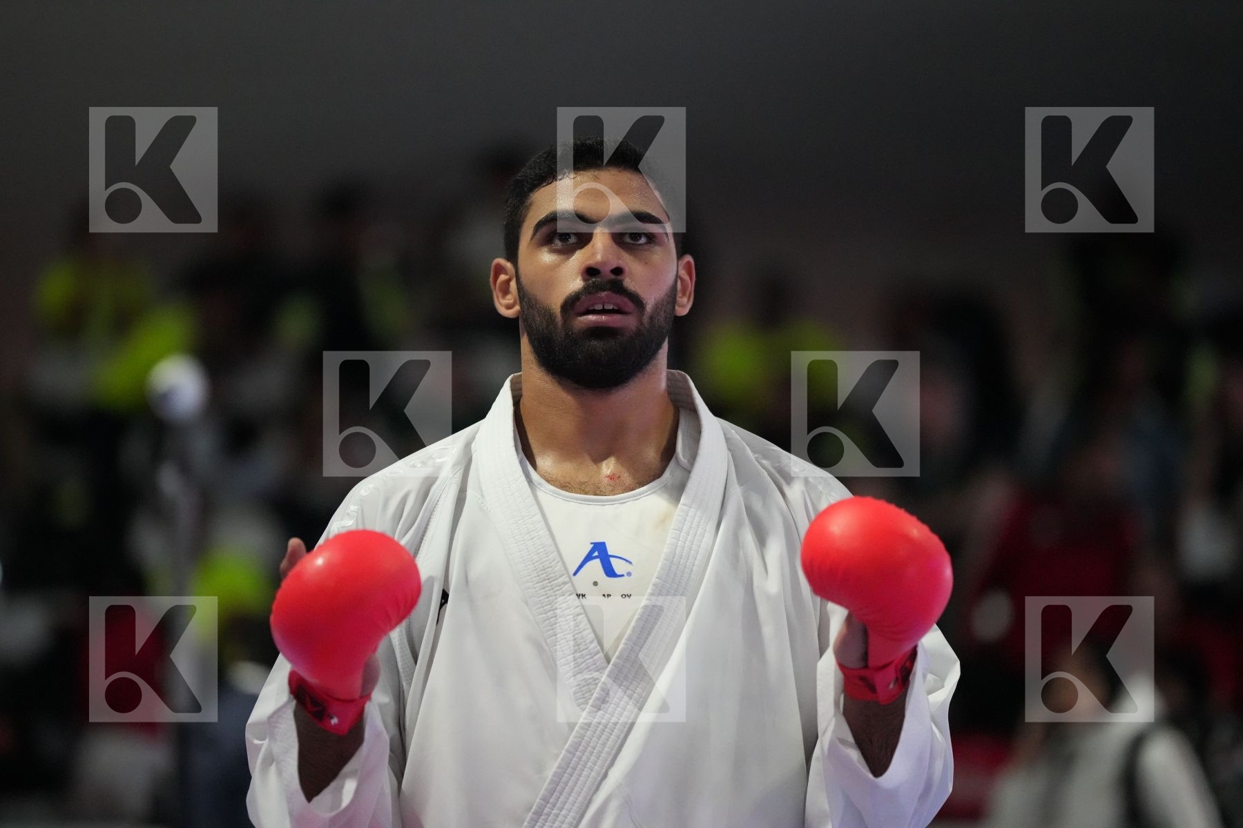 Kumite final bout featuring TAHA TAREK MAHMOUD & HOCINE DAIKHI
