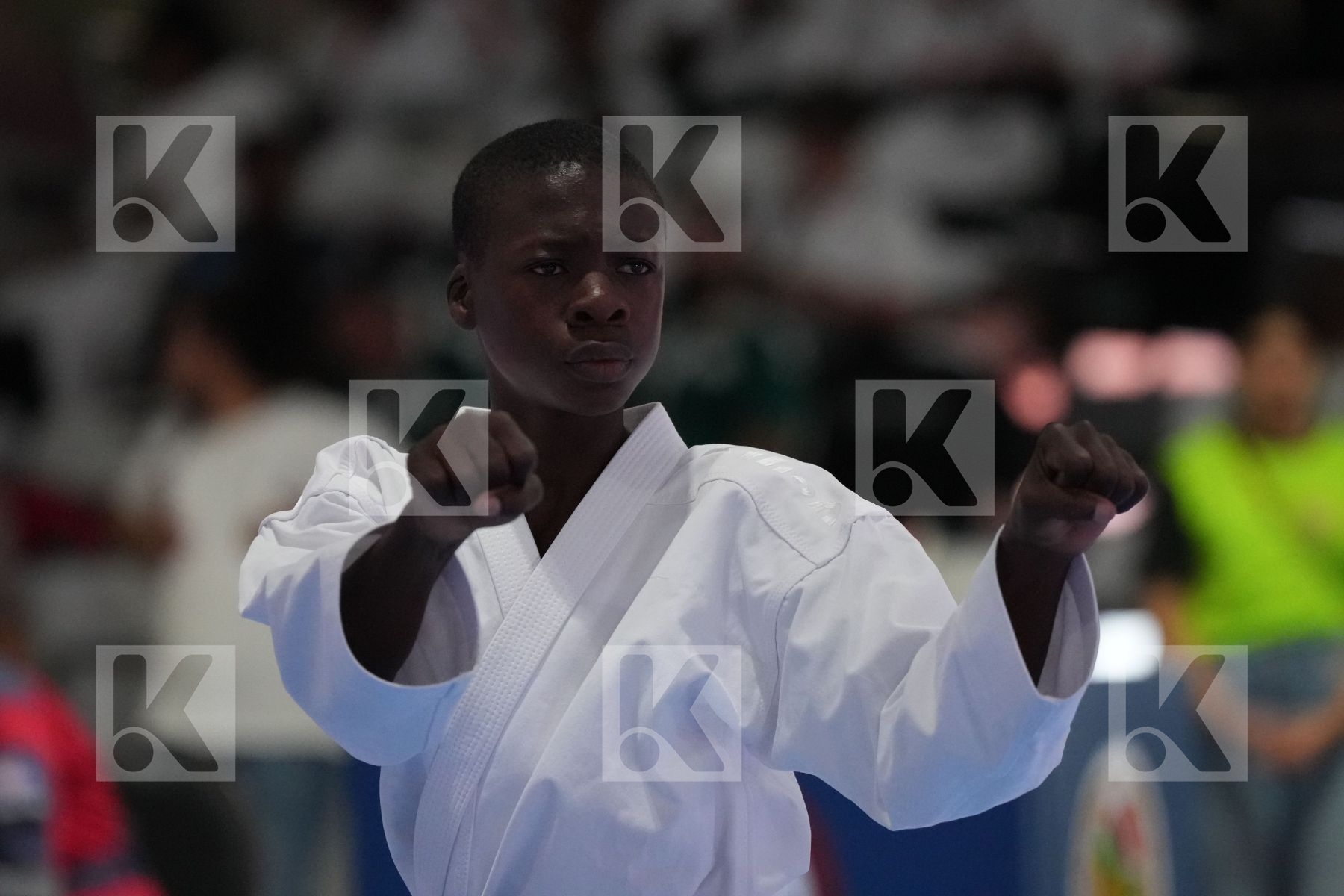 Kata bronze bout featuring TOKA NGANTCHANG MOLIERE