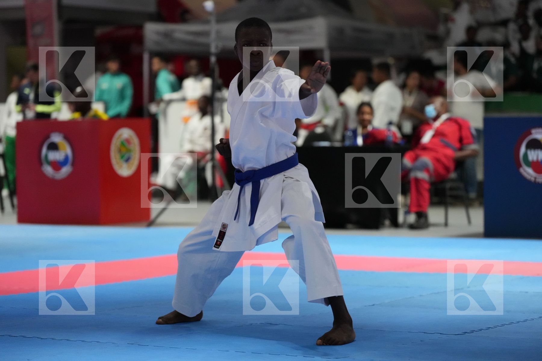 Kata bronze bout featuring TOKA NGANTCHANG MOLIERE