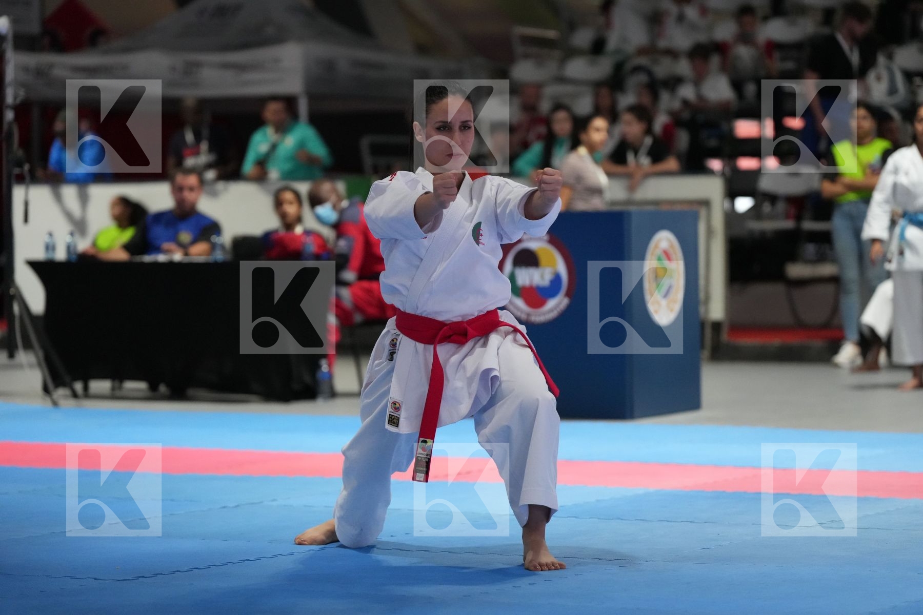 Kata bronze bout featuring NARIMENE DAHLEB