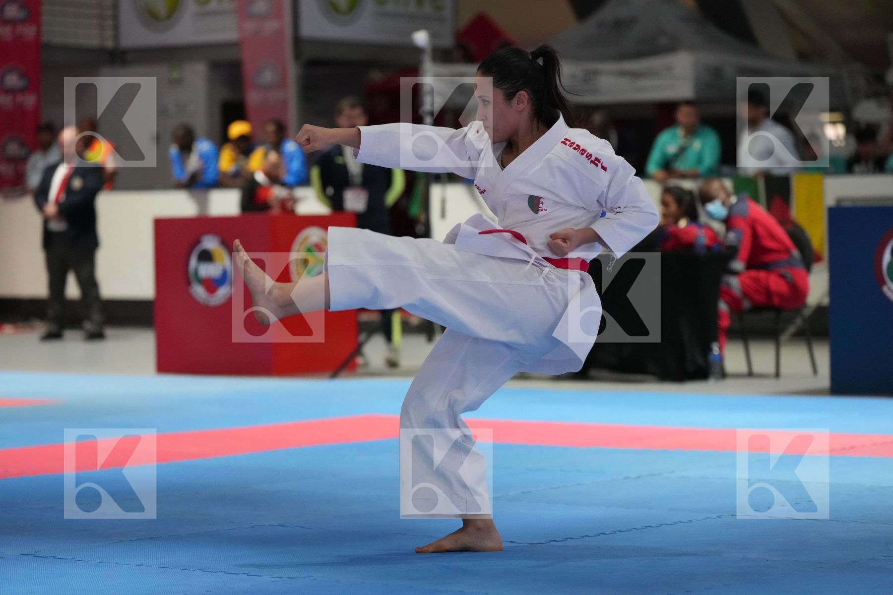 Kata bronze bout featuring NARIMENE DAHLEB