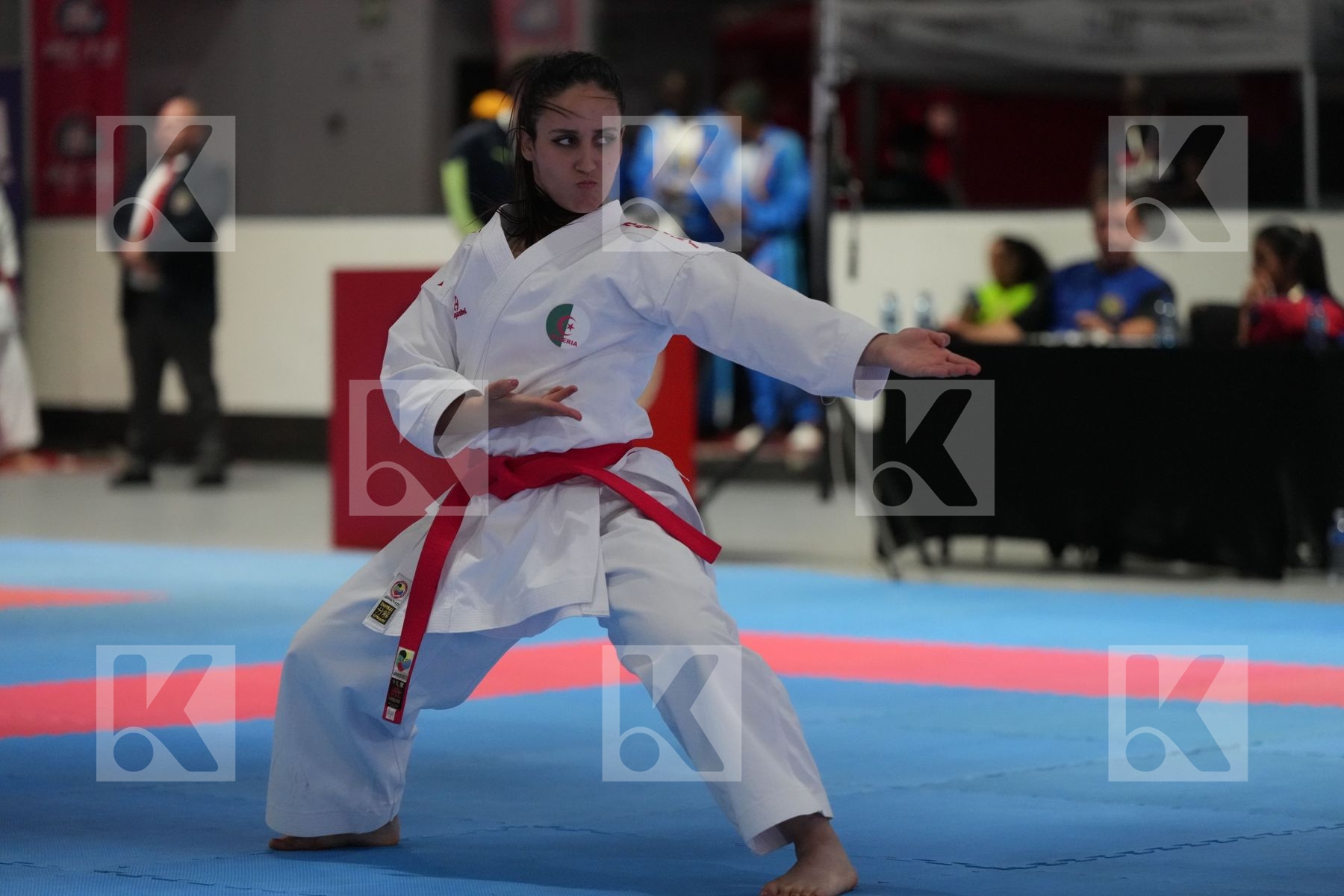 Kata bronze bout featuring NARIMENE DAHLEB