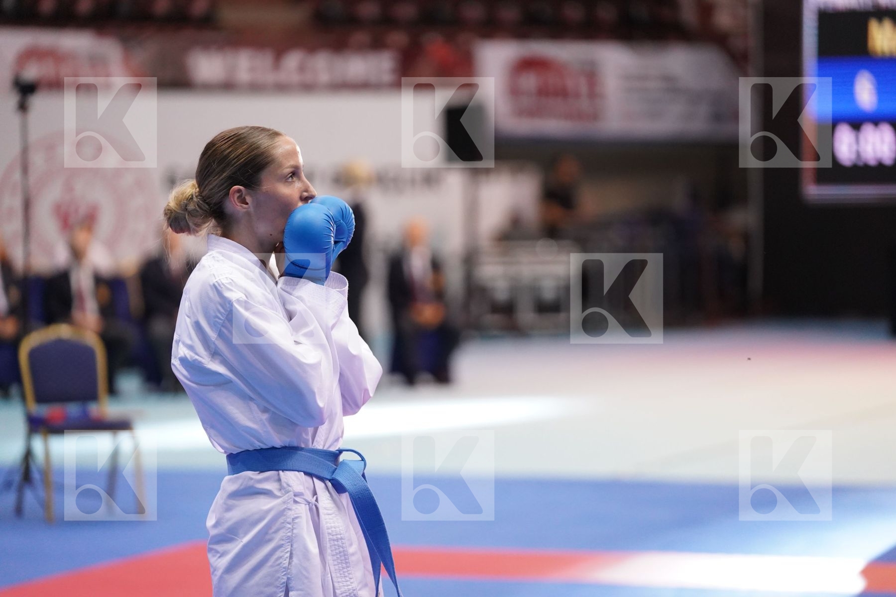 Kumite bronze bout featuring SIVERT LAURA & KOSTOVSKA VERONIKA