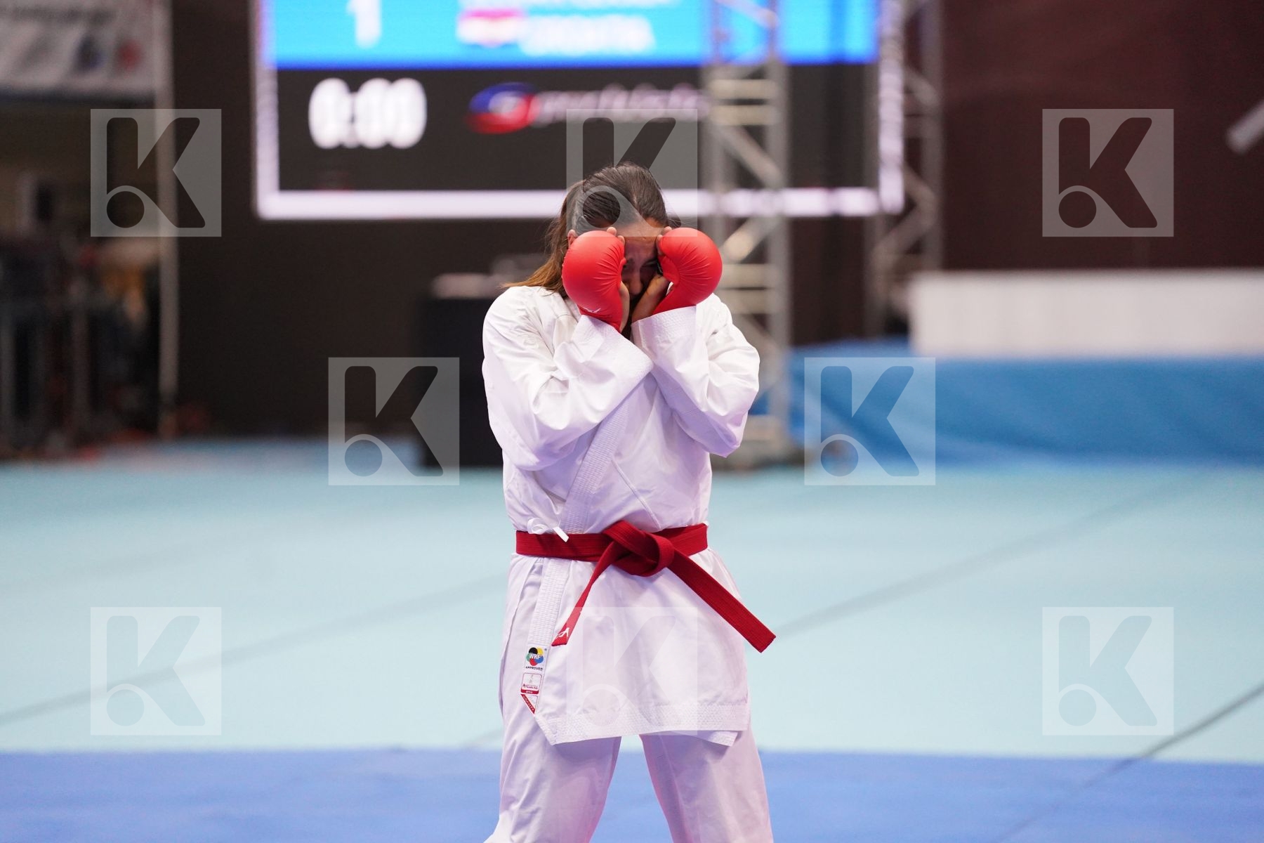 Kumite bronze bout featuring KYDONAKI KYRIAKI & LESJAK LUCIJA