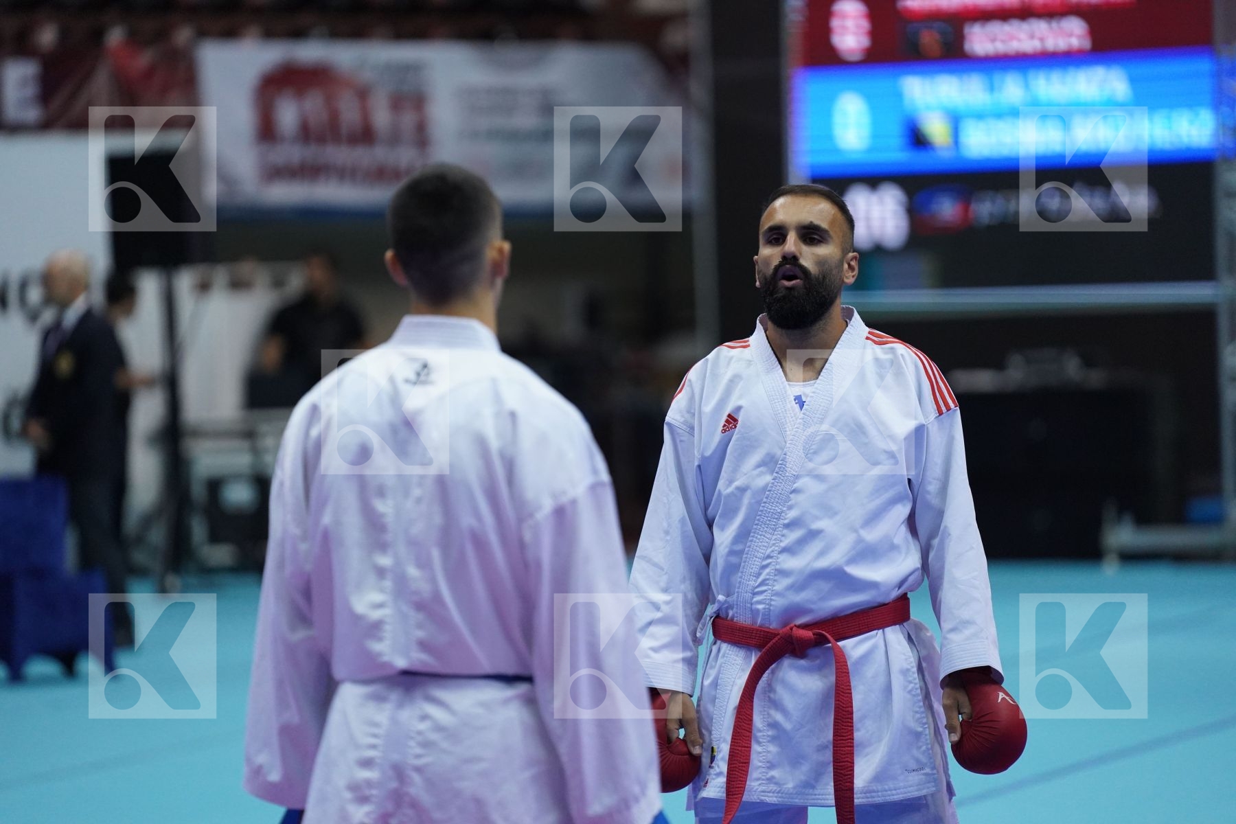 Kumite bronze bout featuring SHABANI ELHAMI & TURULJA HAMZA