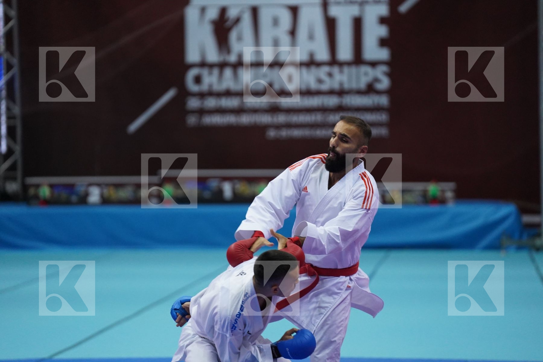 Kumite bronze bout featuring SHABANI ELHAMI & TURULJA HAMZA