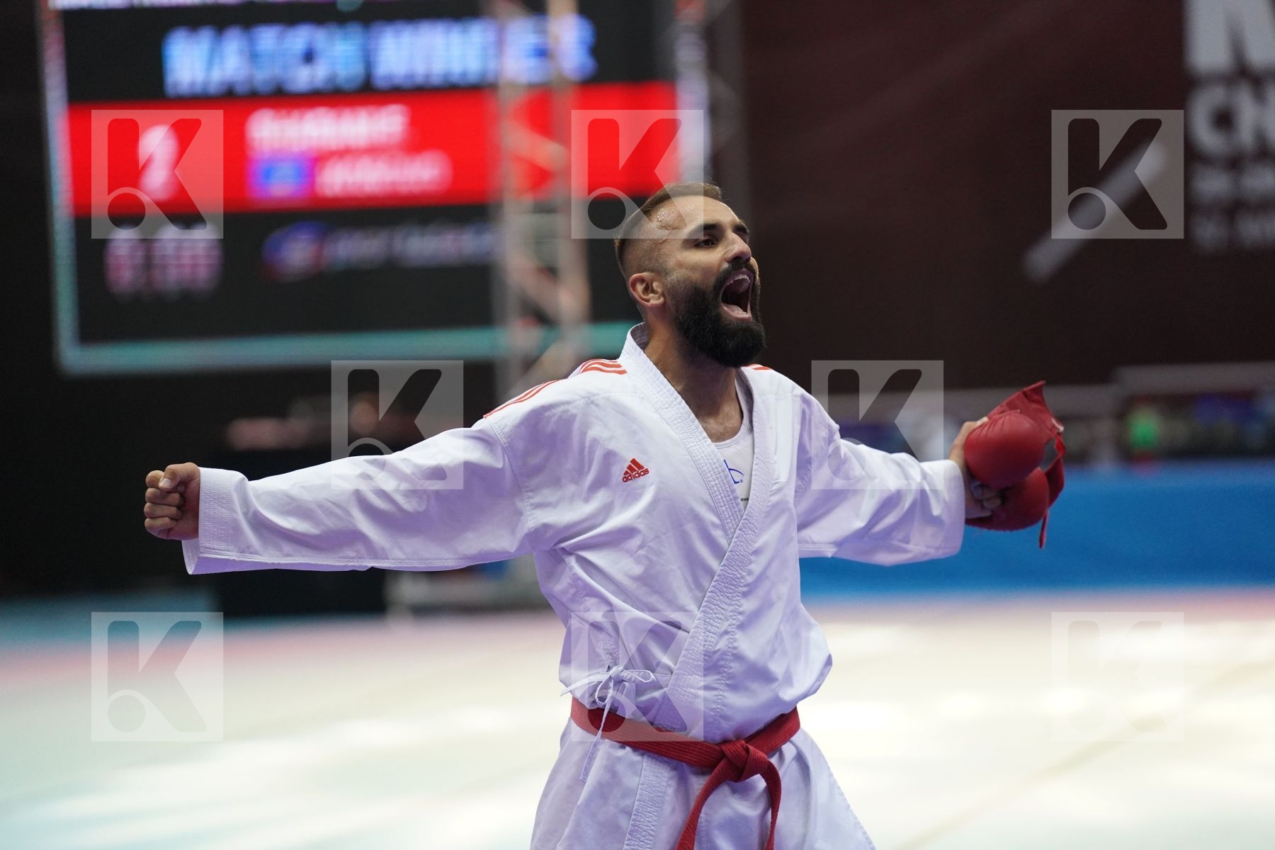 Kumite bronze bout featuring SHABANI ELHAMI & TURULJA HAMZA