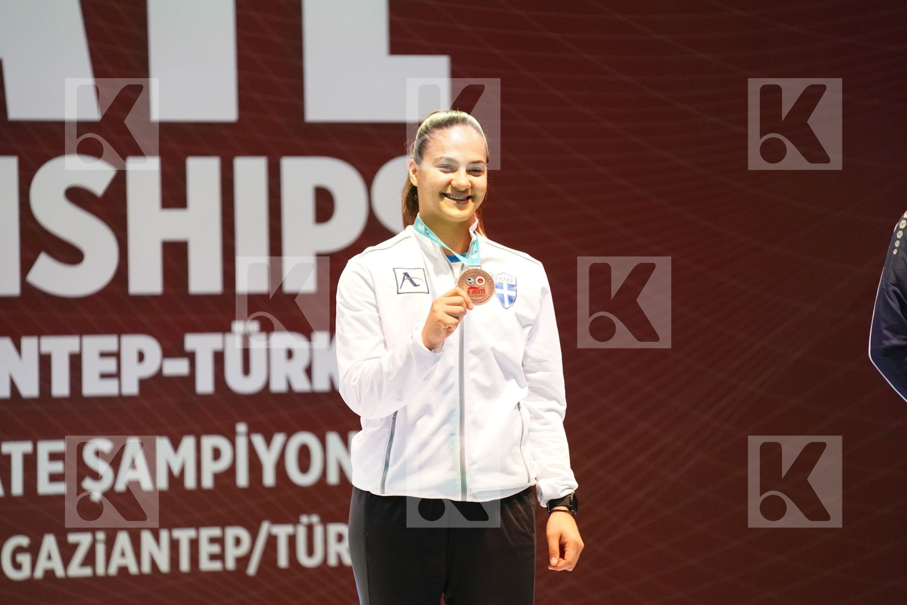 Podium featuring KYDONAKI KYRIAKI