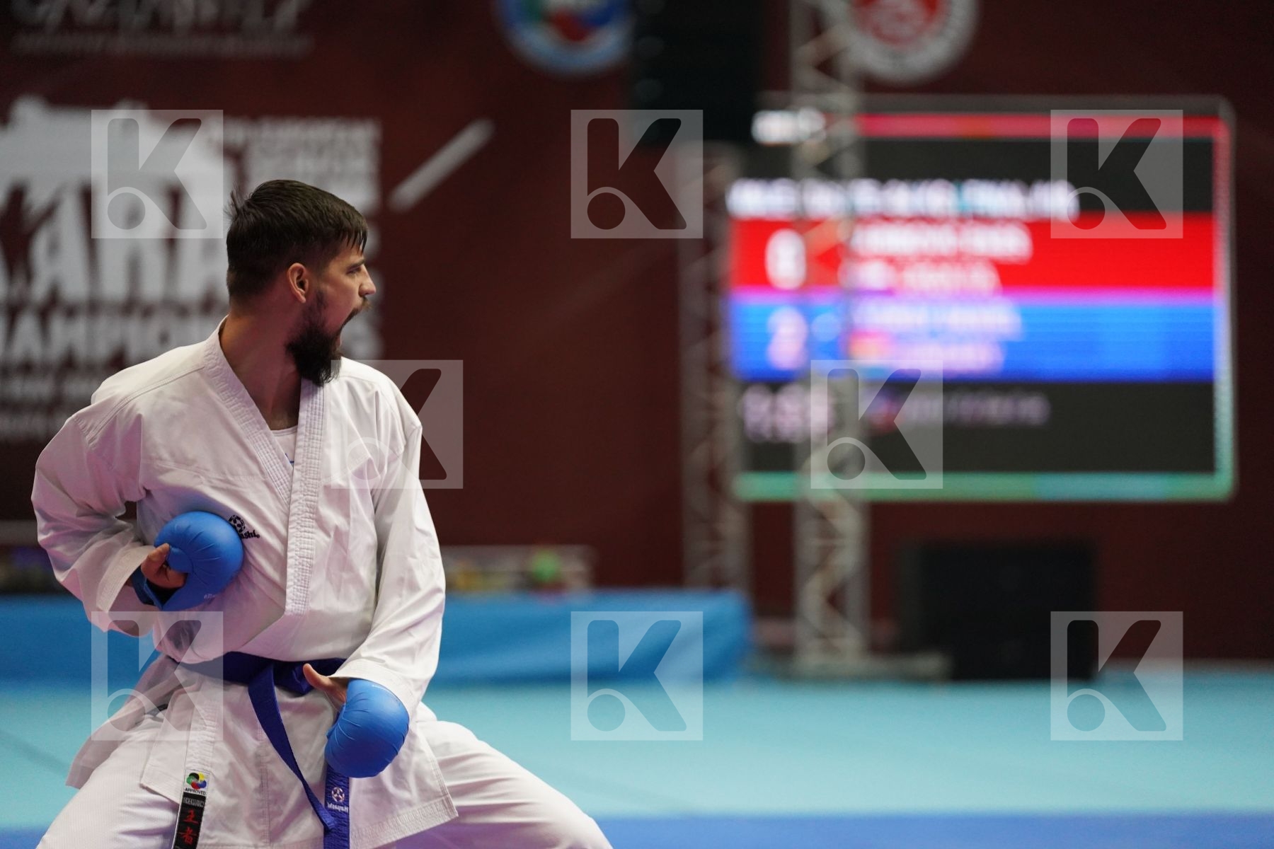 Kumite final bout featuring GARIBOVIC ENES & GYORGY DANIEL