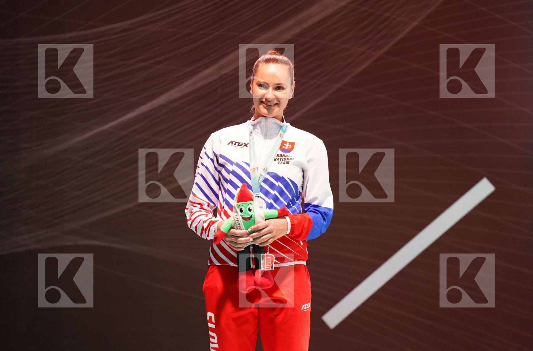 Podium featuring KOPUNOVA MIROSLAVA