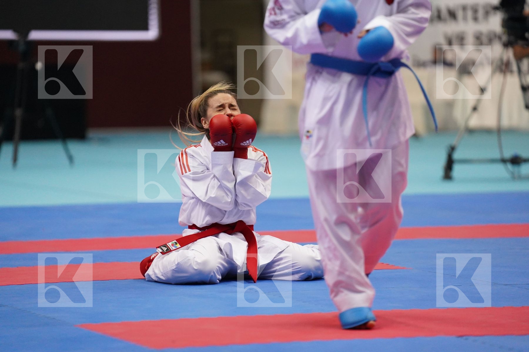 Kumite final bout featuring TERLIUGA ANZHELIKA & GORANOVA IVET