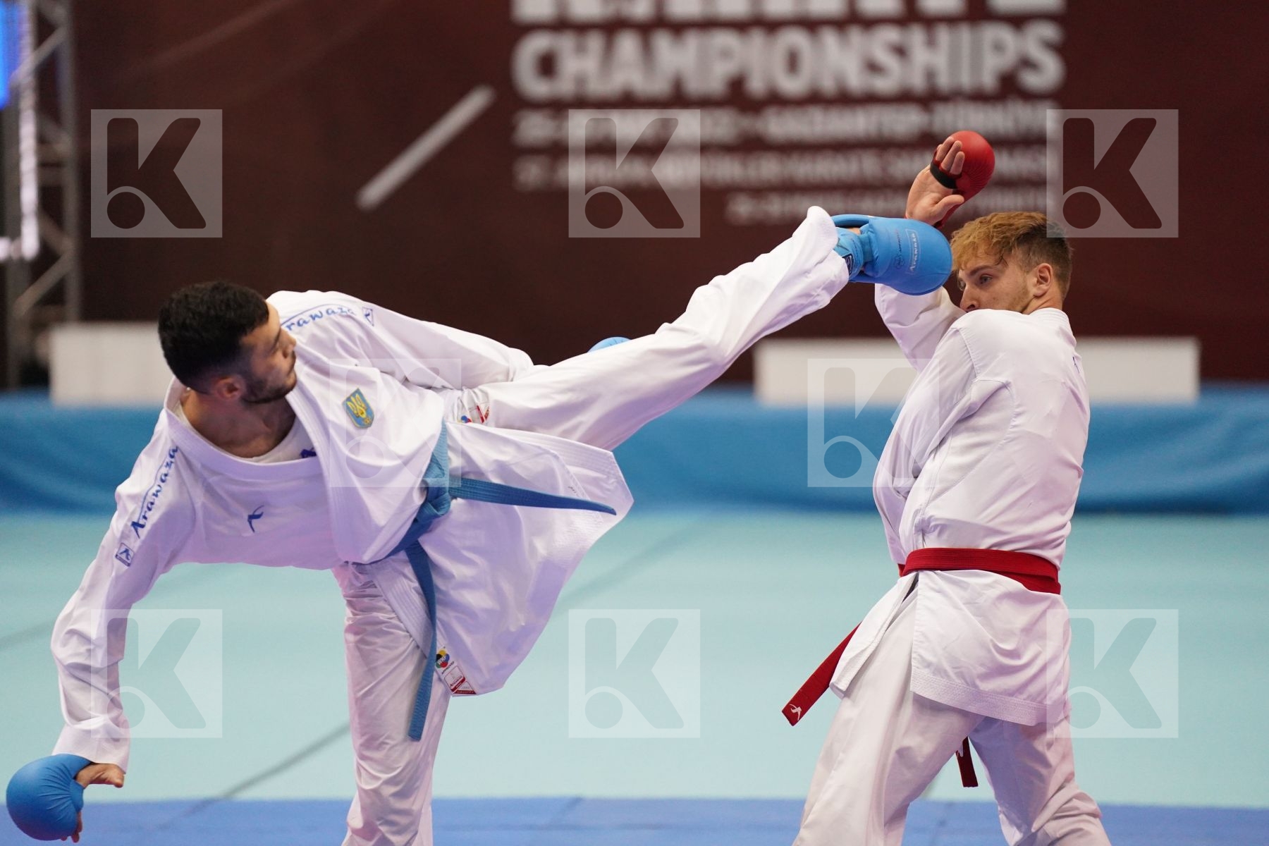 Kumite bronze bout featuring TALIBOV RYZVAN & KOSA TOMAS