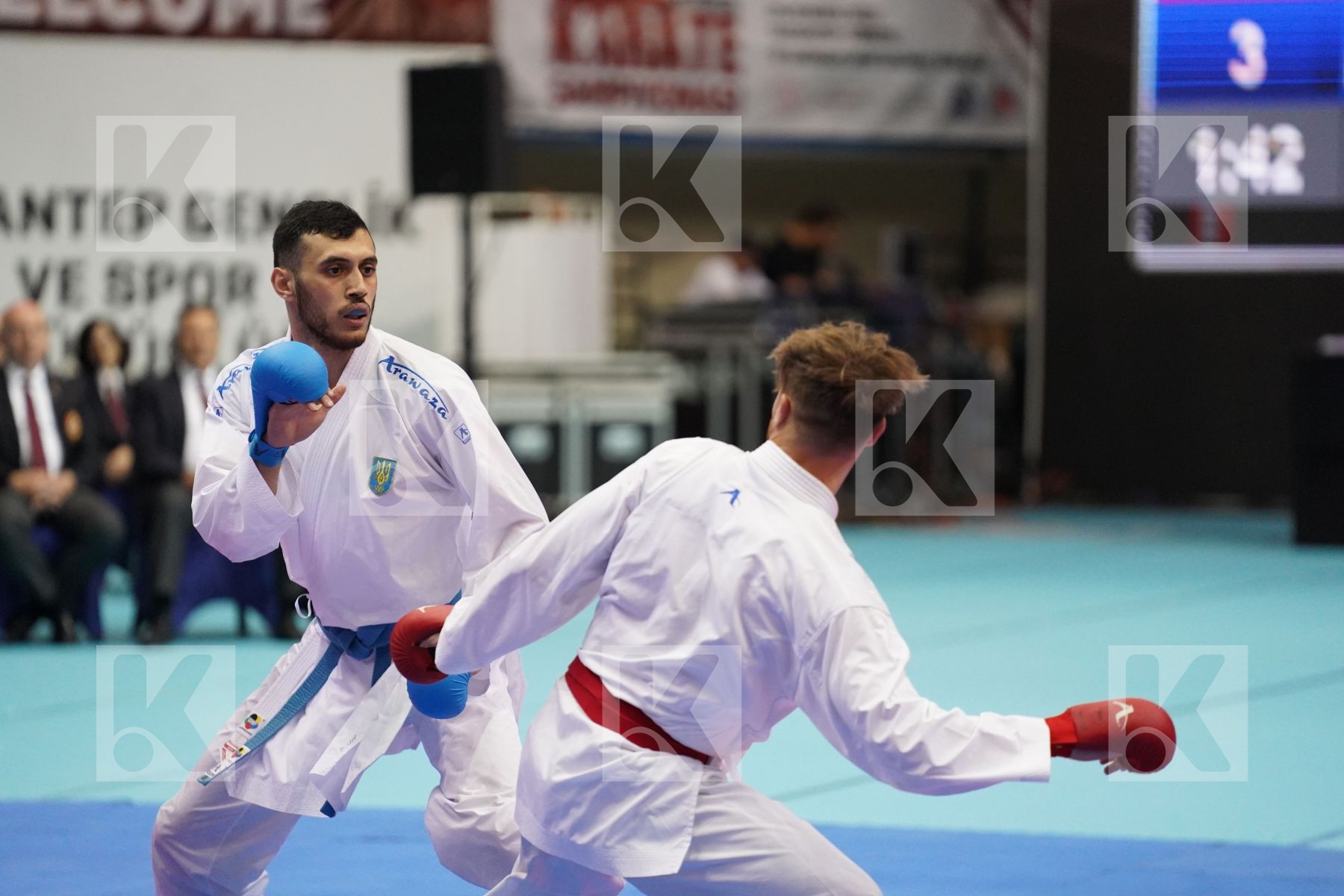 Kumite bronze bout featuring TALIBOV RYZVAN & KOSA TOMAS