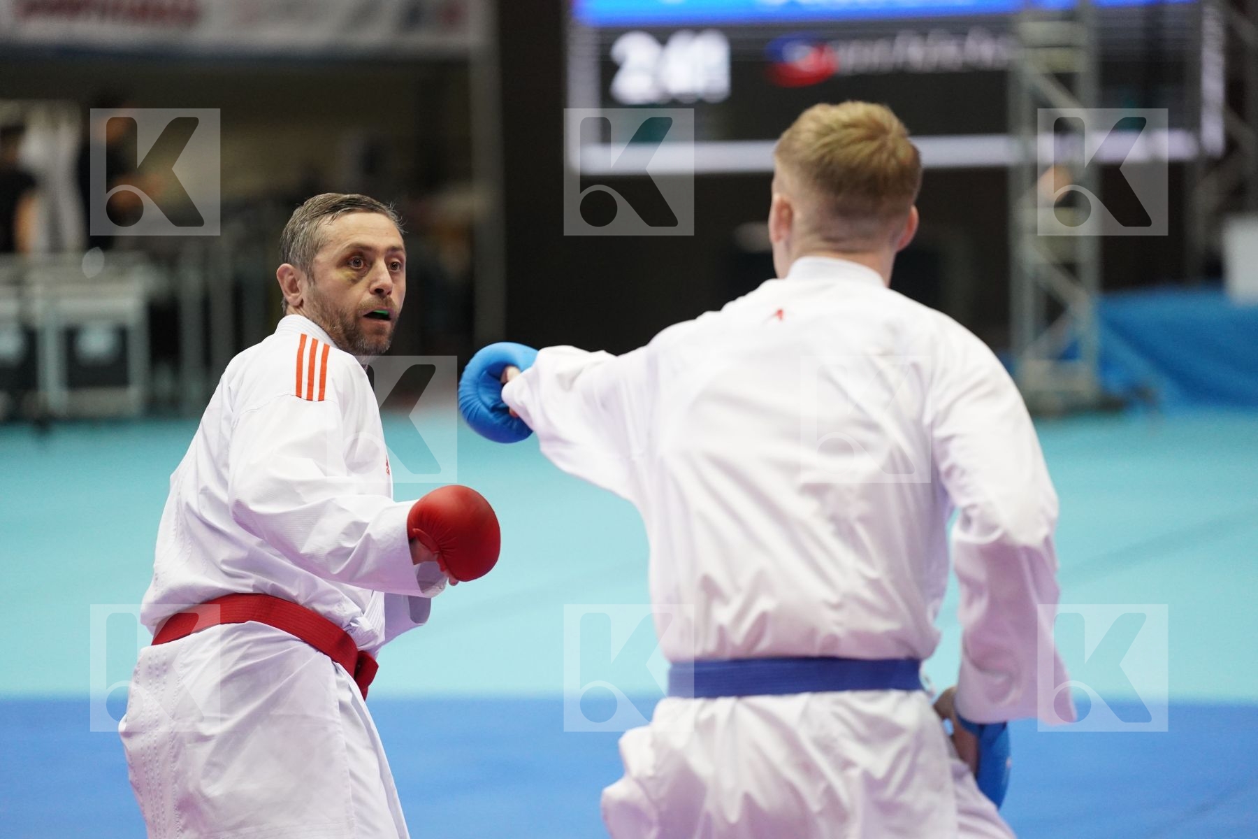 Kumite bronze bout featuring ANDERSON GREG	 & ARKANIA GOGITA