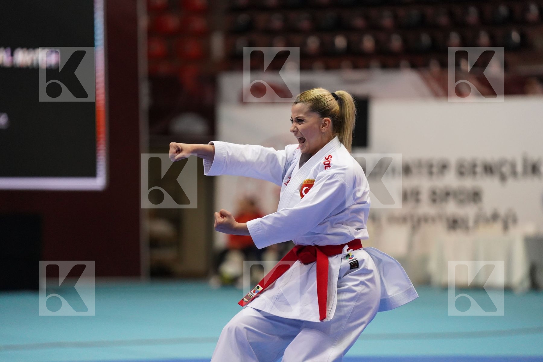 Kata final bout featuring BOZAN DILARA