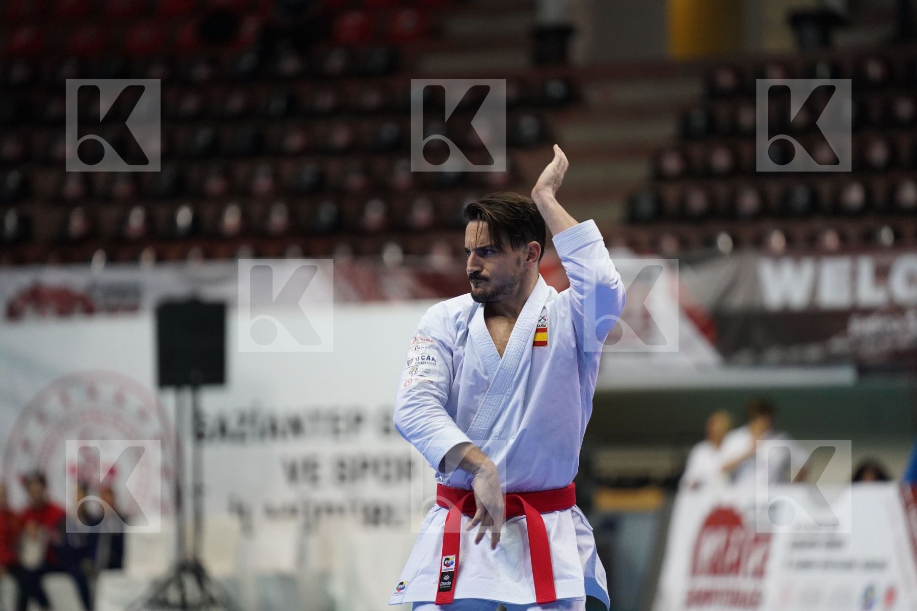 Kata final bout featuring QUINTERO CAPDEVILA DAMIAN HUGO