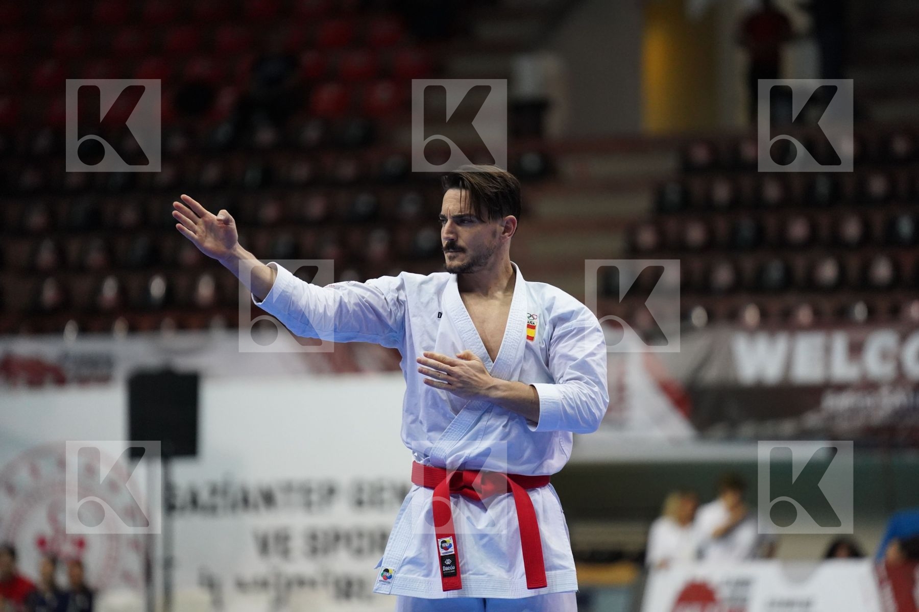 Kata final bout featuring QUINTERO CAPDEVILA DAMIAN HUGO