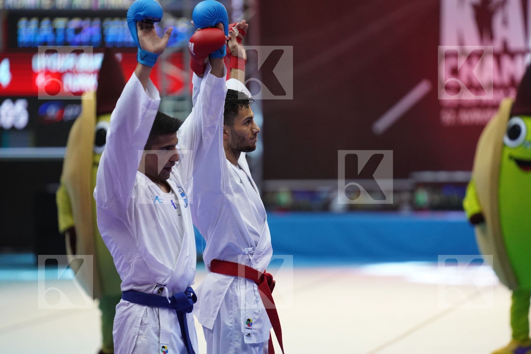 Kumite final bout featuring UYGUR BURAK & XENOS DIONYSIOS