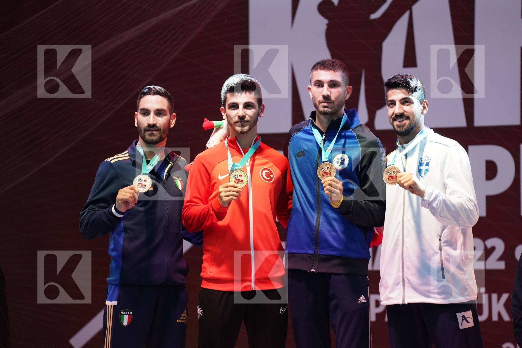 Podium featuring SAMDAN ERAY, CRESCENZO ANGELO, GEHTBARG RONEN, XENOS CHRISTOS-STEFANOS