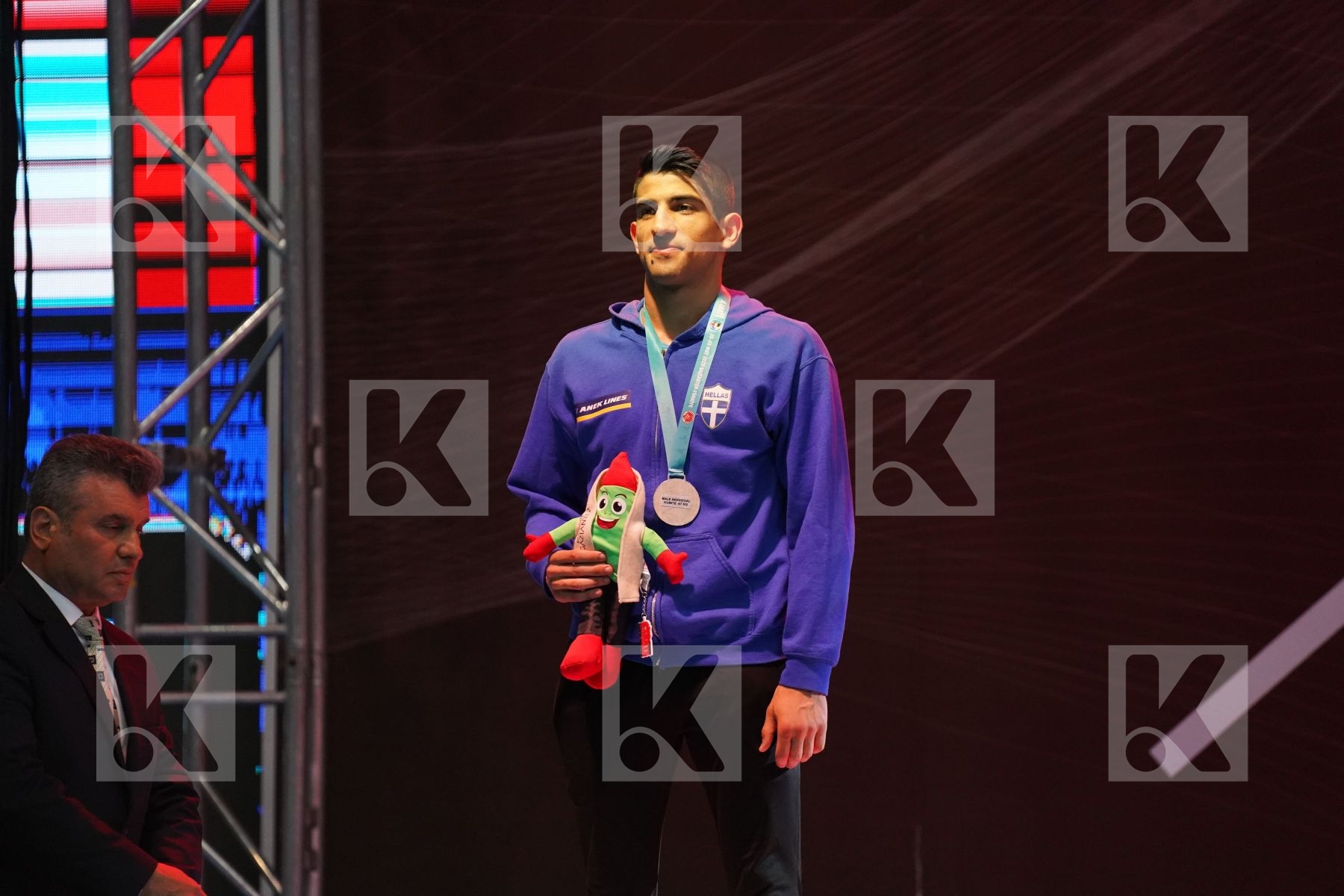 Podium featuring XENOS DIONYSIOS